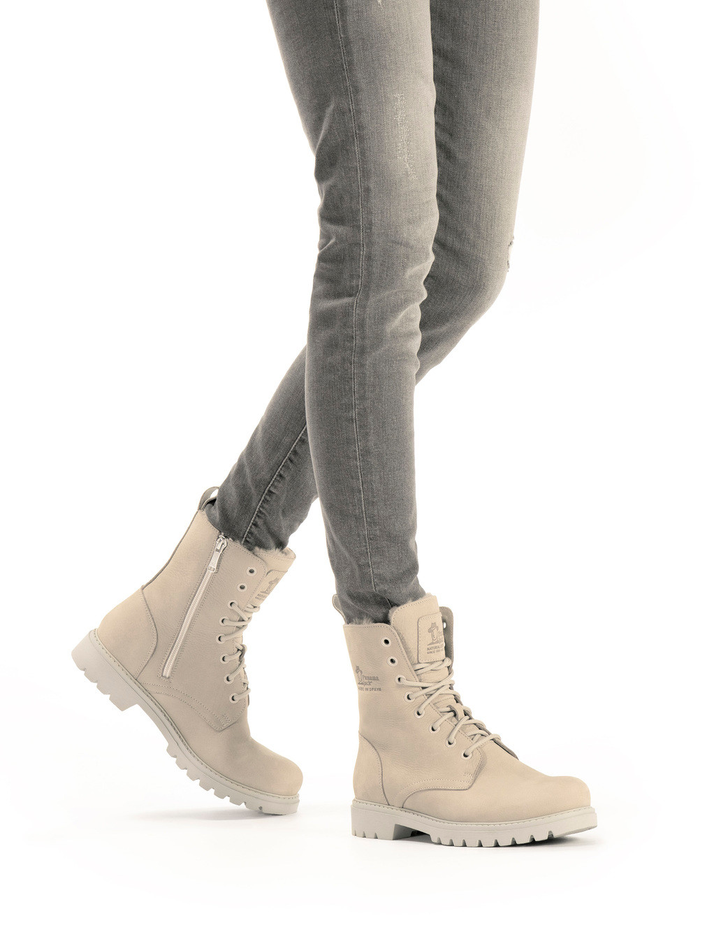 Schnürstiefelette Frisia B8 beige 1823349000102