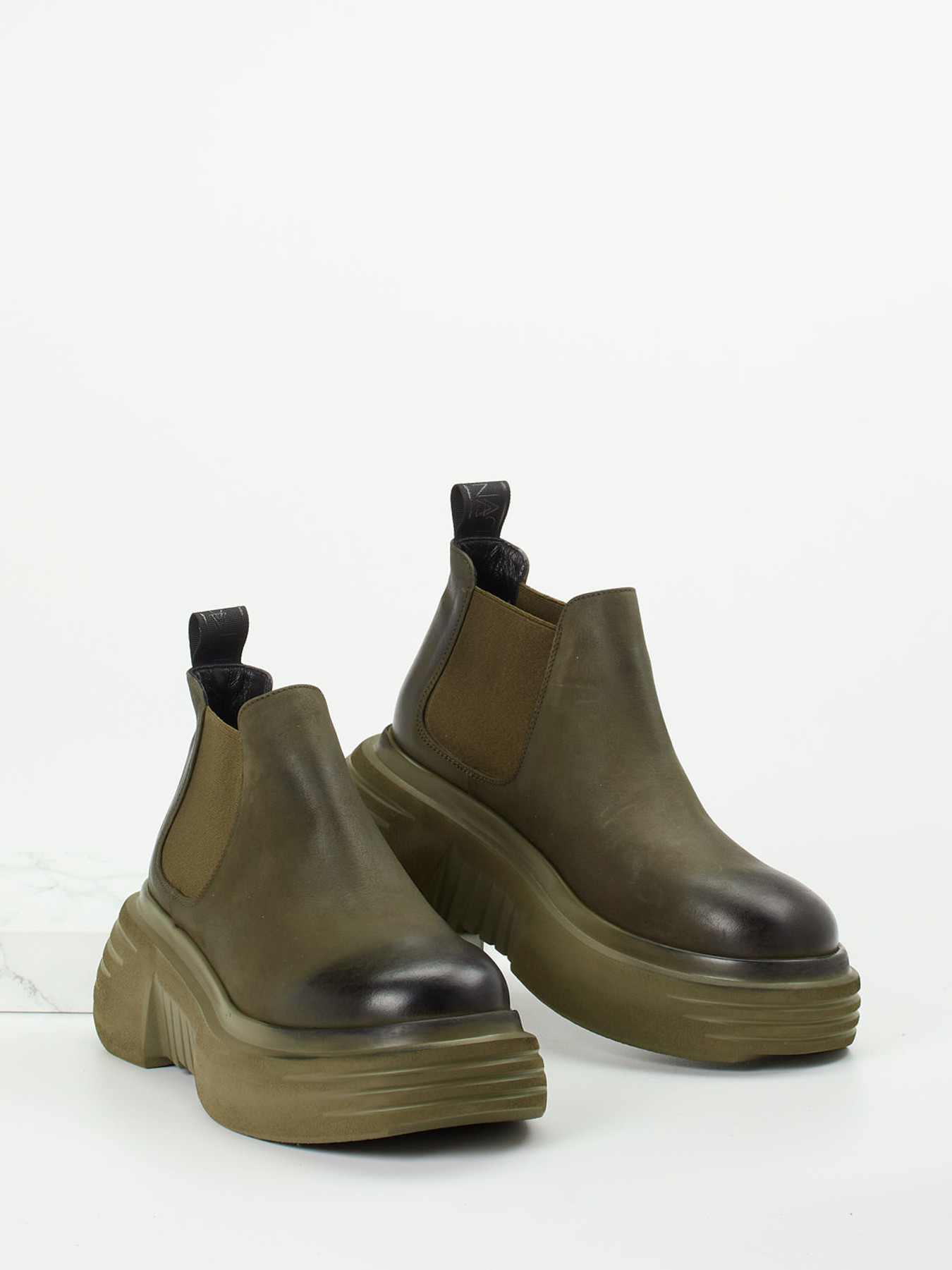 Stiefelette grün 1709659000104