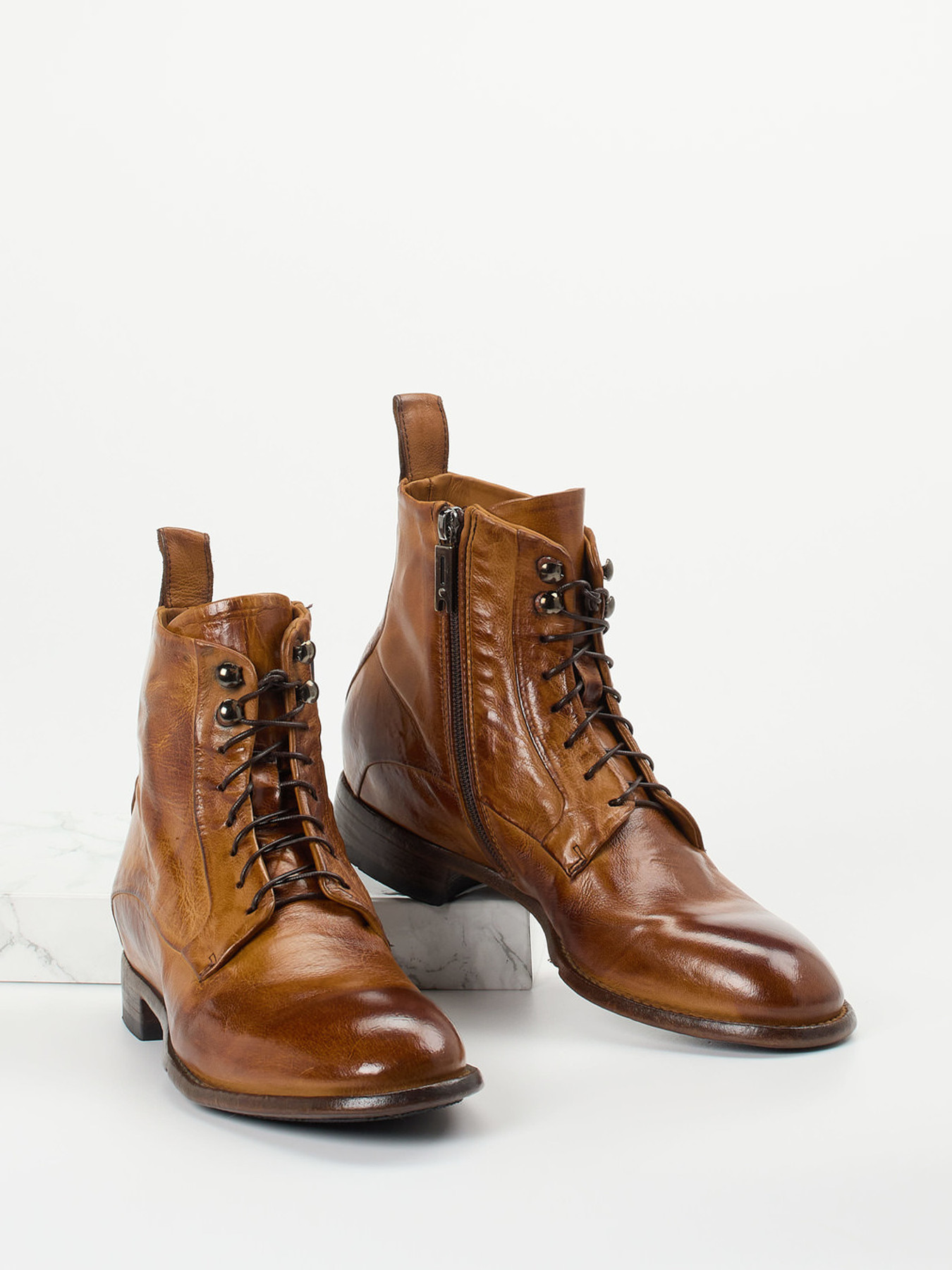 Schnürstiefelette braun 1700289000704