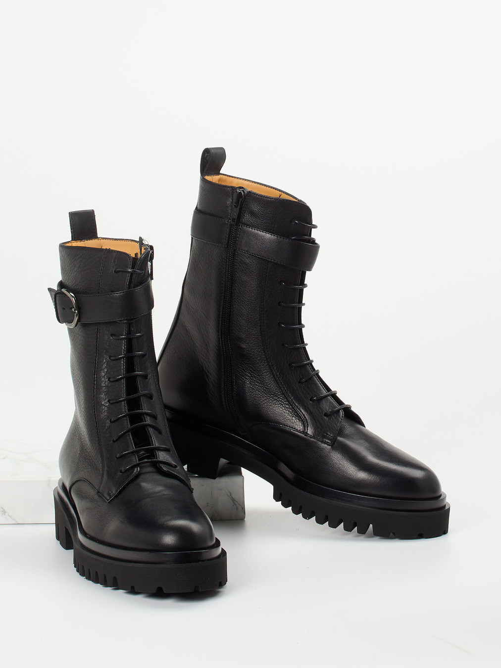 Schnürstiefelette schwarz 1745009001504