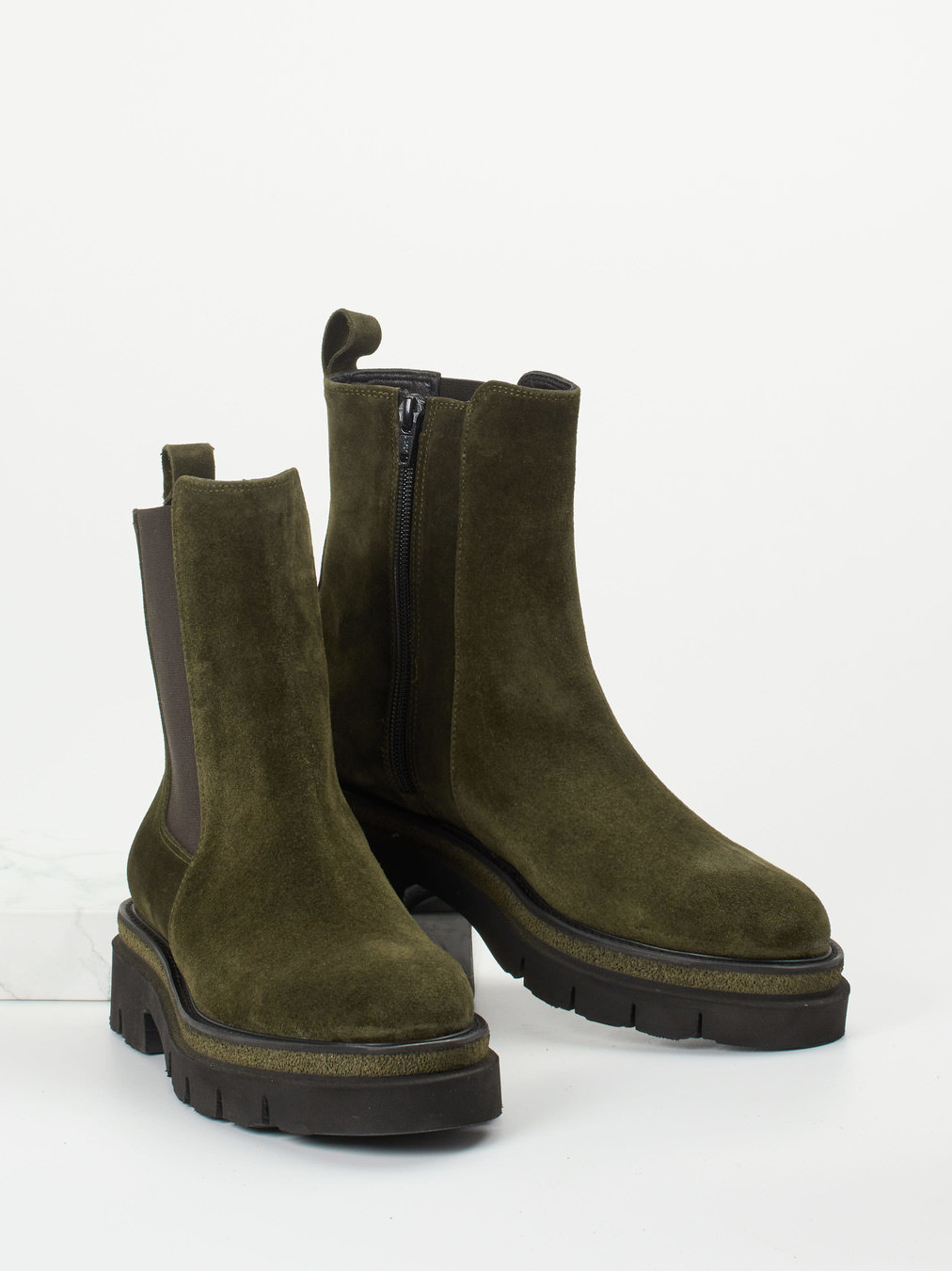 Chelsea Boots grün 1733659000404