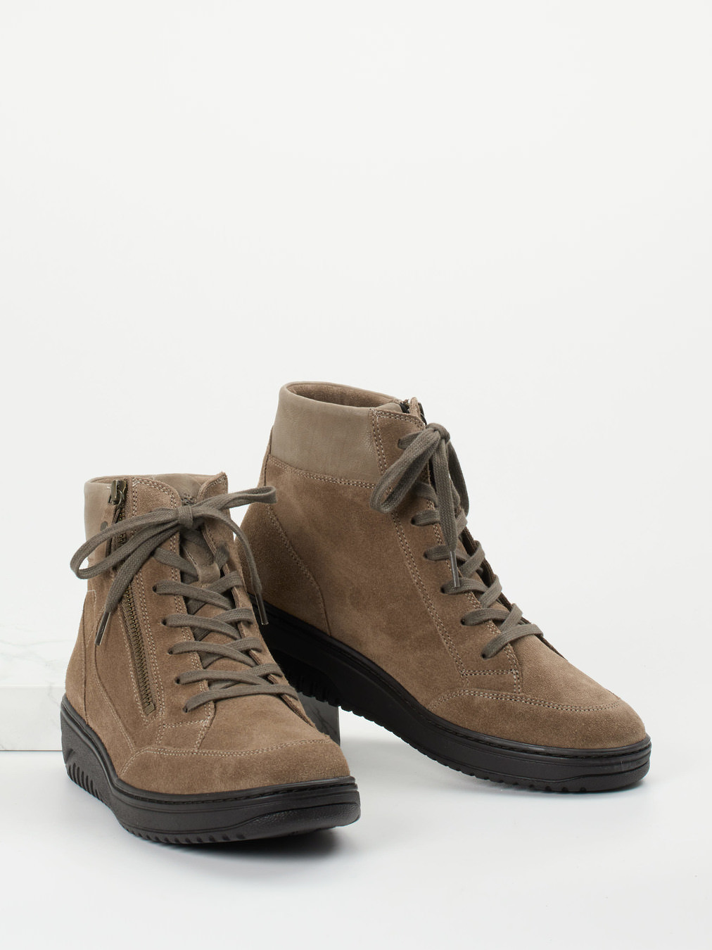 Schnürstiefelette beige 2751359001304