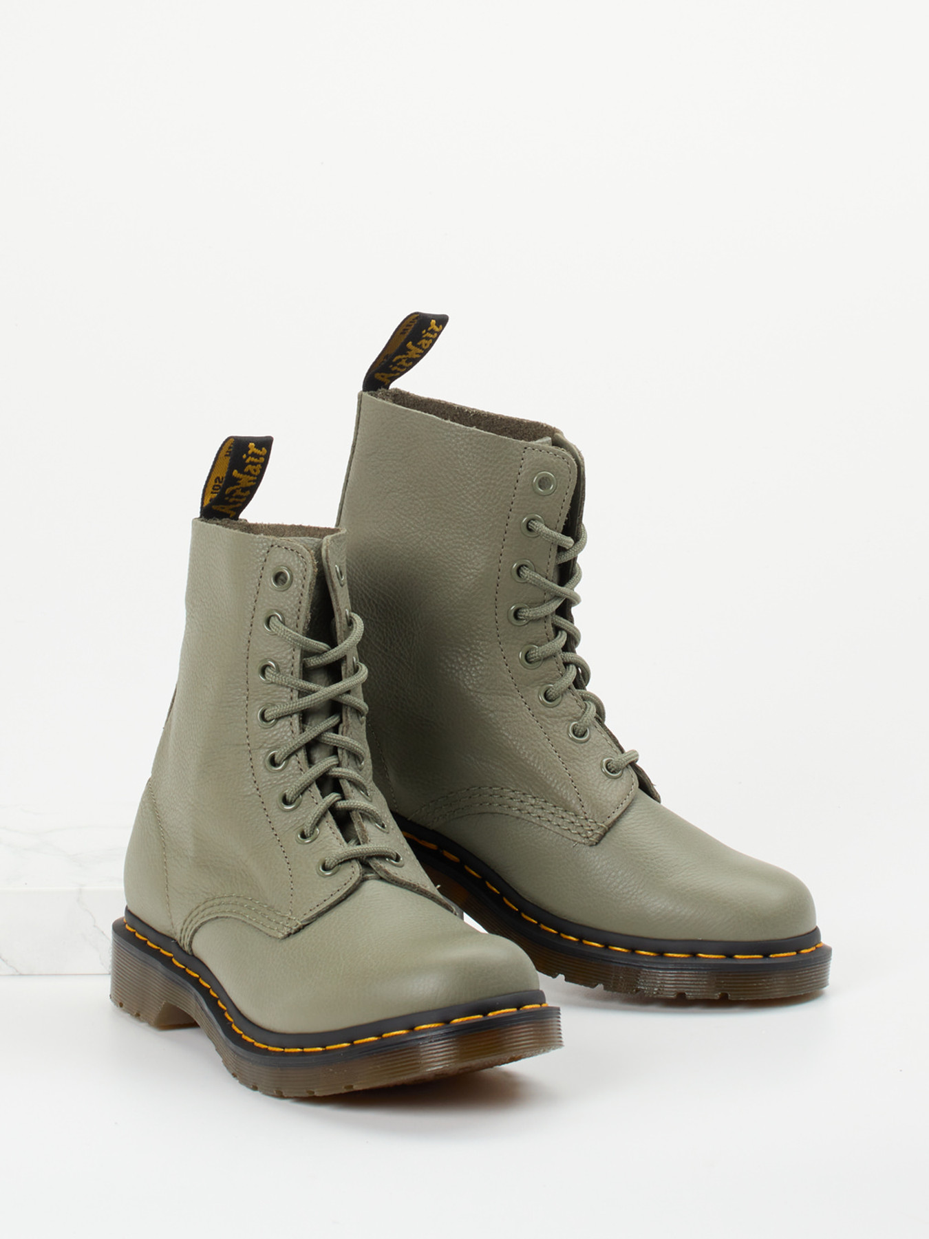 Schnürstiefelette grün 1701629000704