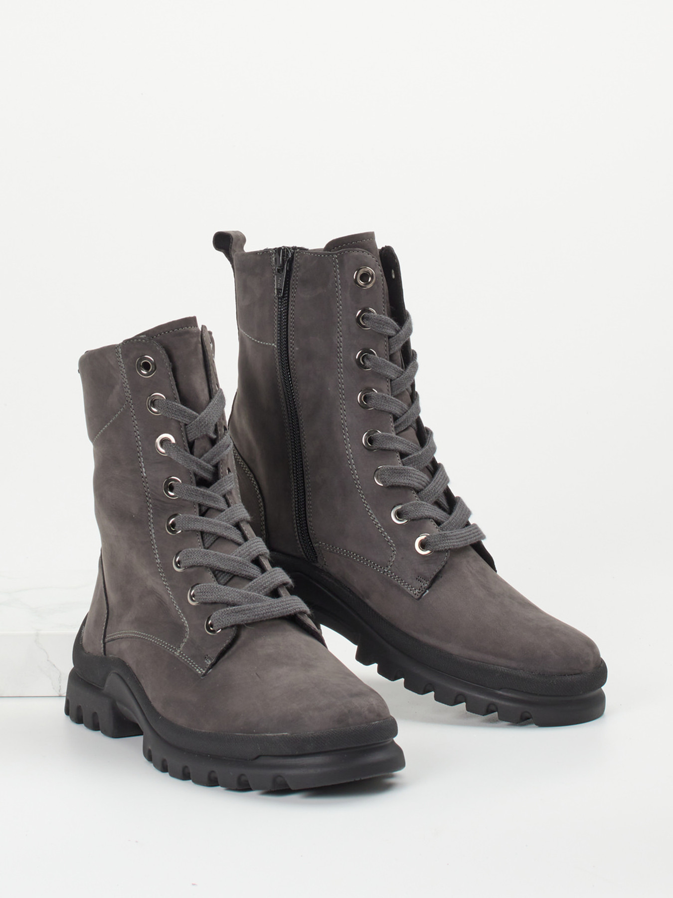 Schnürstiefelette grau 2751409002404