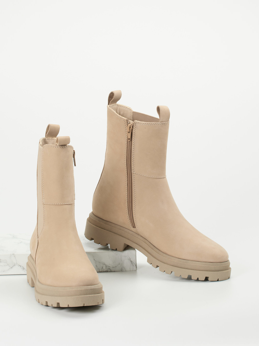 Schnürstiefelette beige 2756359000104