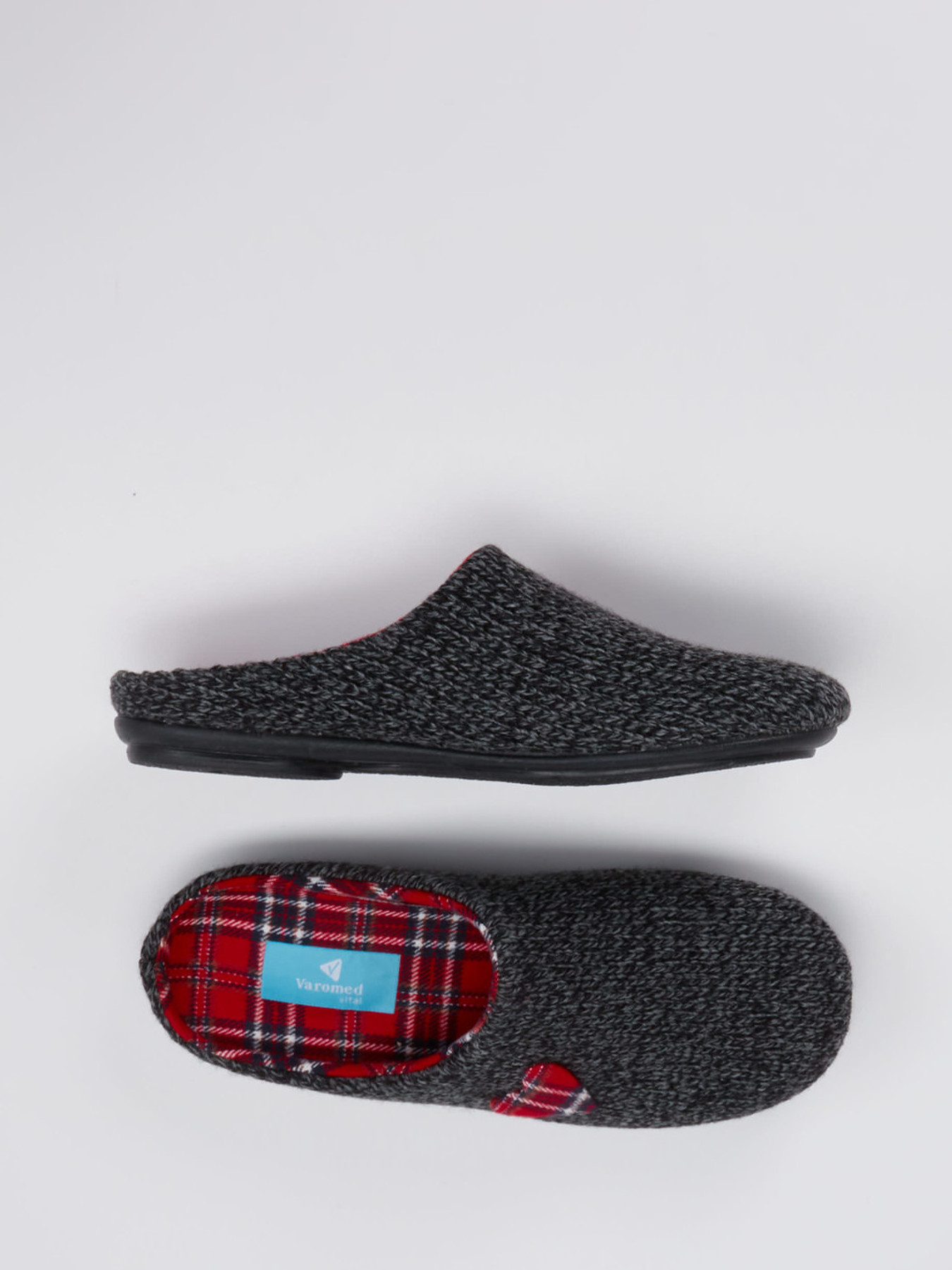 Hausschuh grau 7163405001304