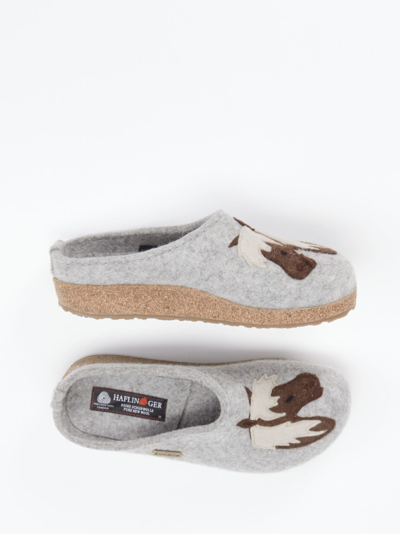 Hausschuh grau 7163499001304