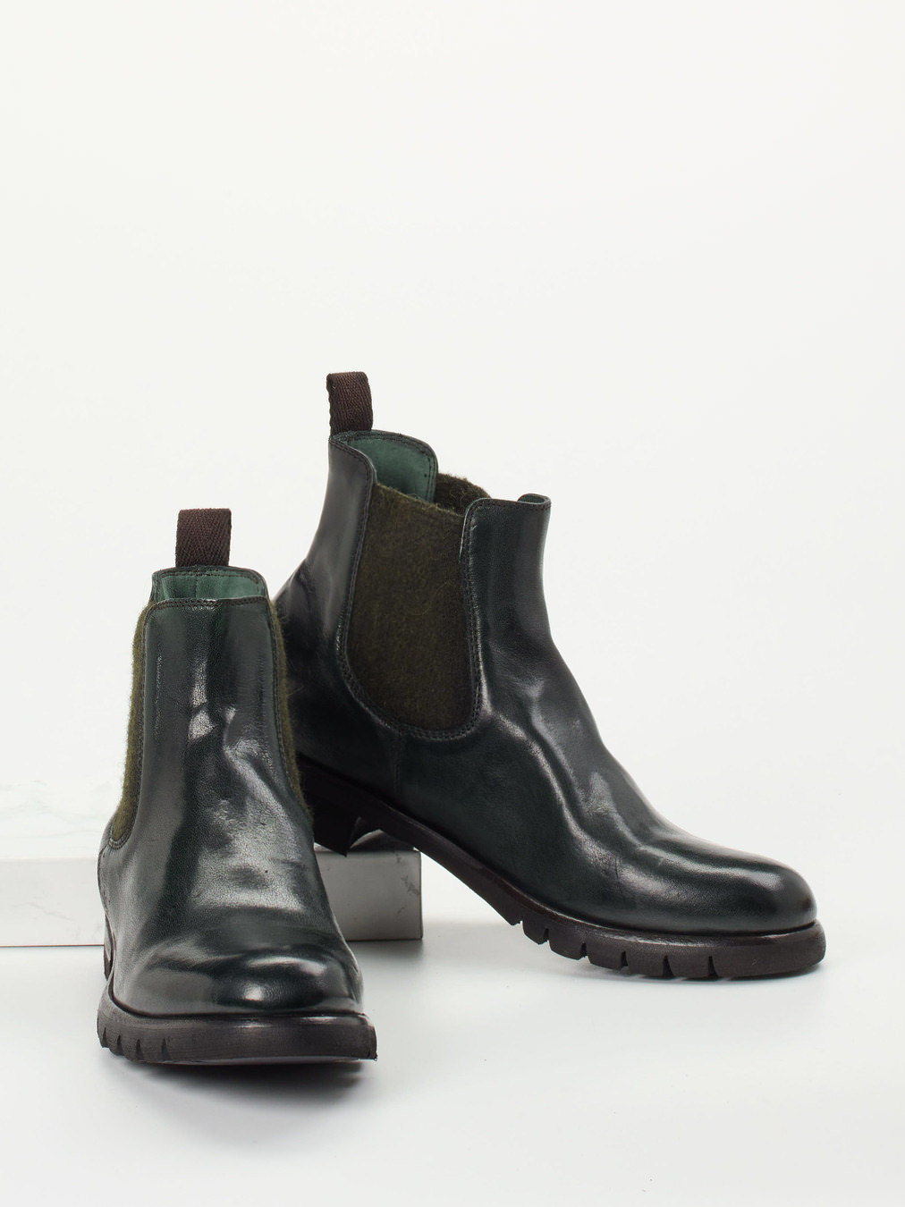Chelsea Boots grün 1713659000604