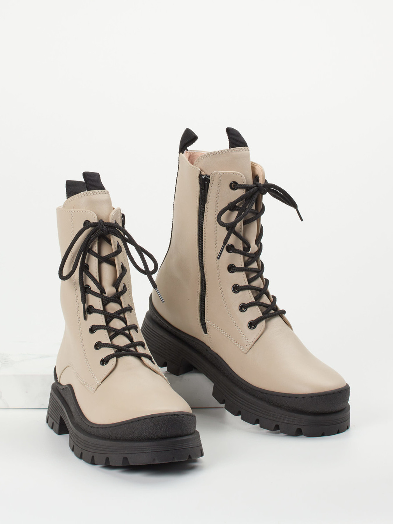 Schnürstiefelette beige 2751350000104