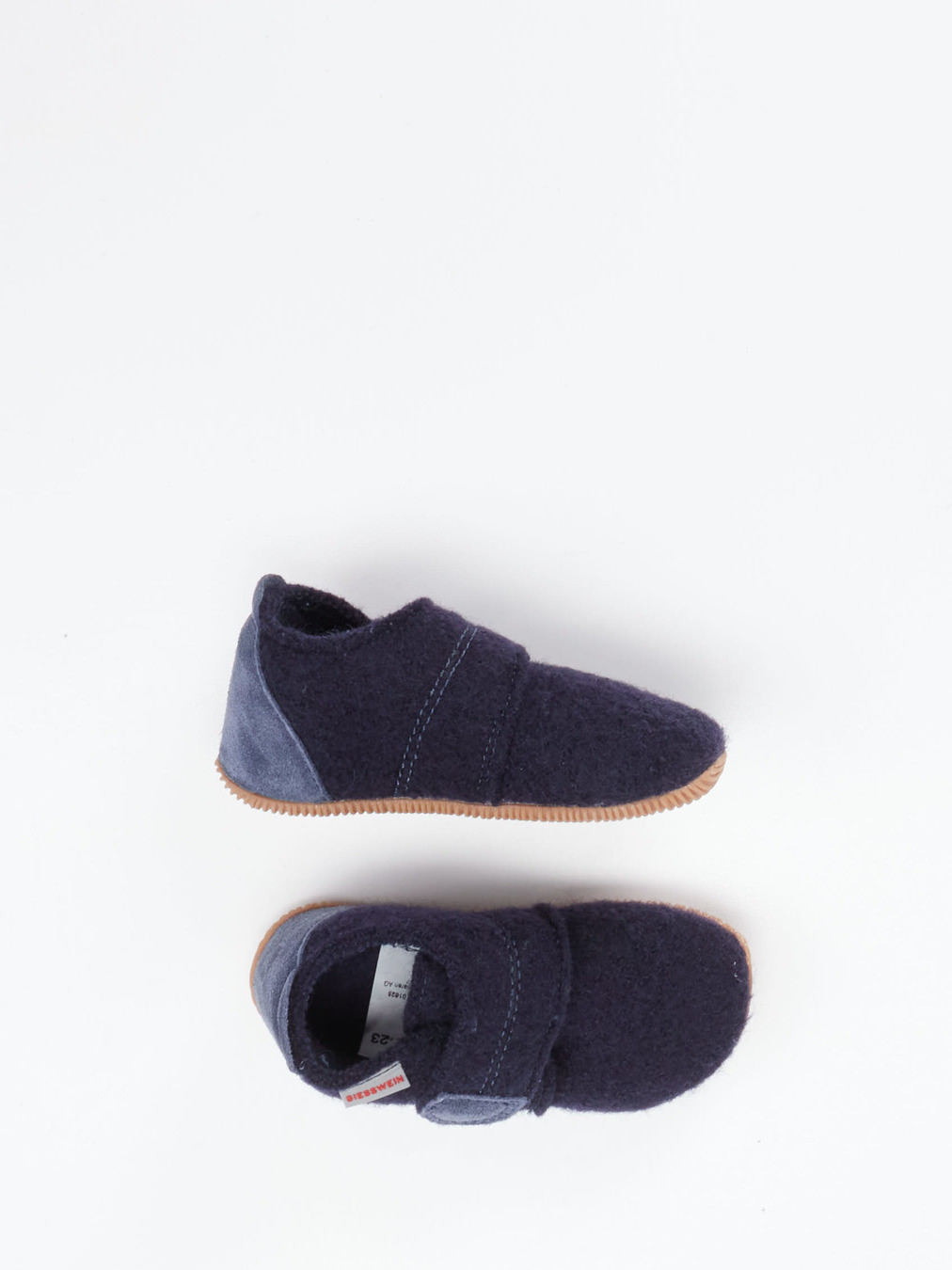 Hausschuh Klett hoch Wa-Fu blau 7672109000304