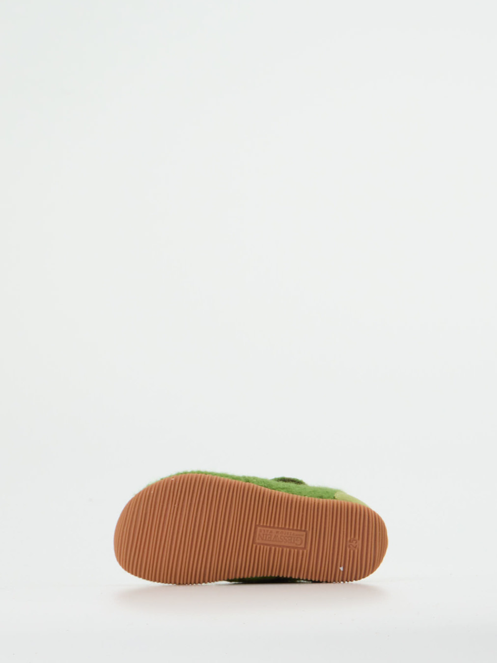 Hausschuh Klett hoch Wa-Fu grün 7672659000105