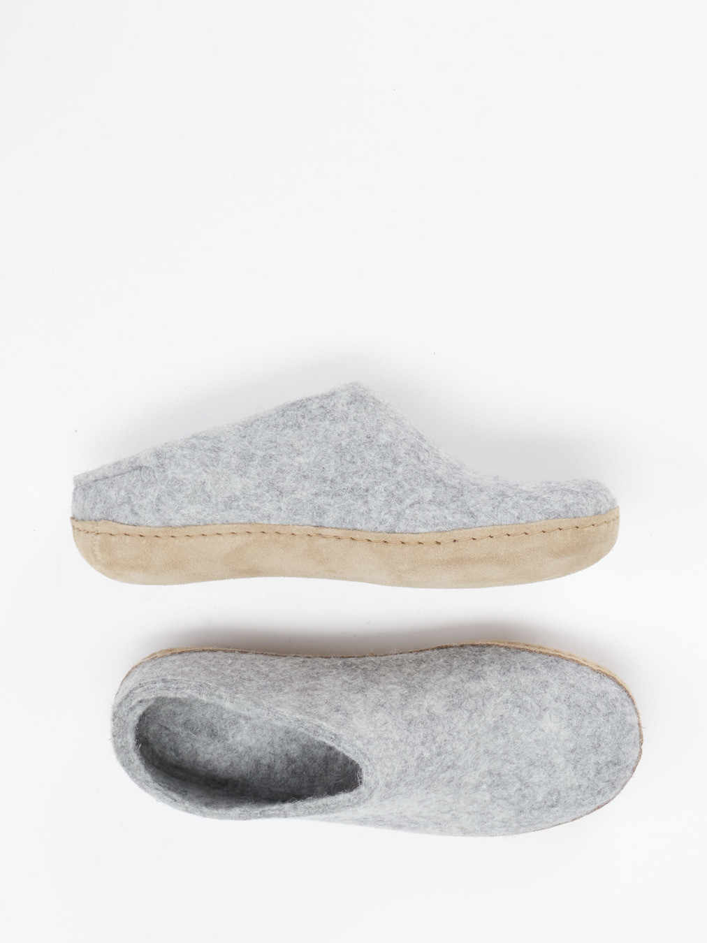 Hausschuh grau 7163459003304