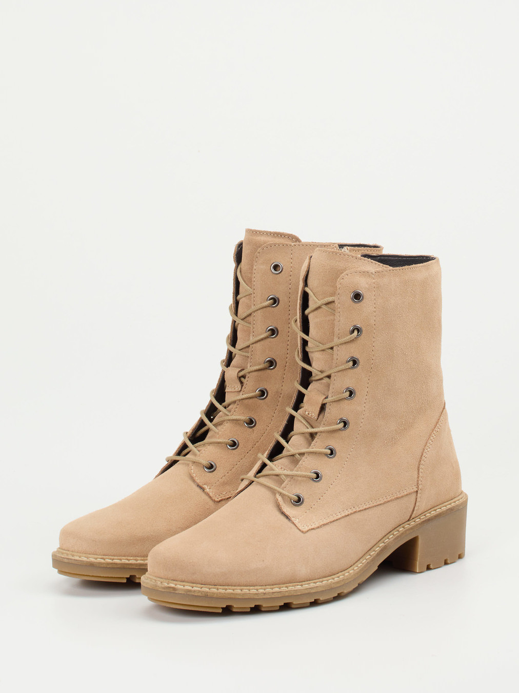 Schnürstiefelette beige 2751359000302