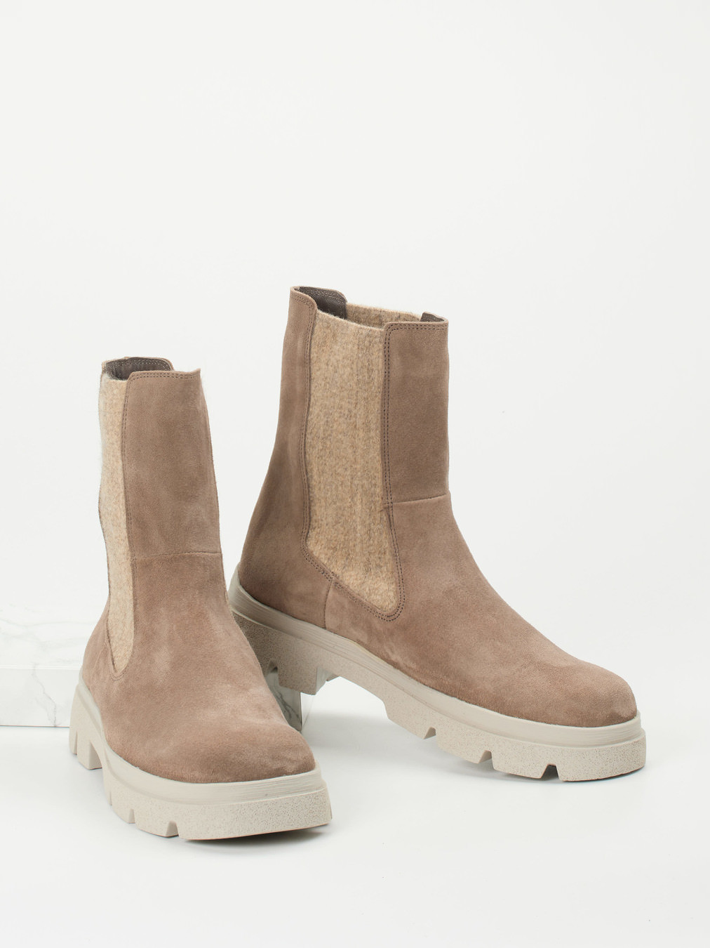 Schnürstiefelette beige 2756359000504