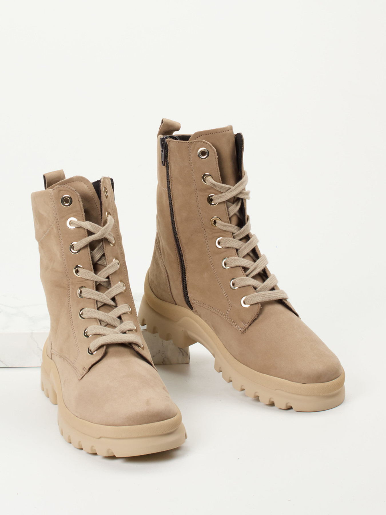 Schnürstiefelette beige 2751359000904