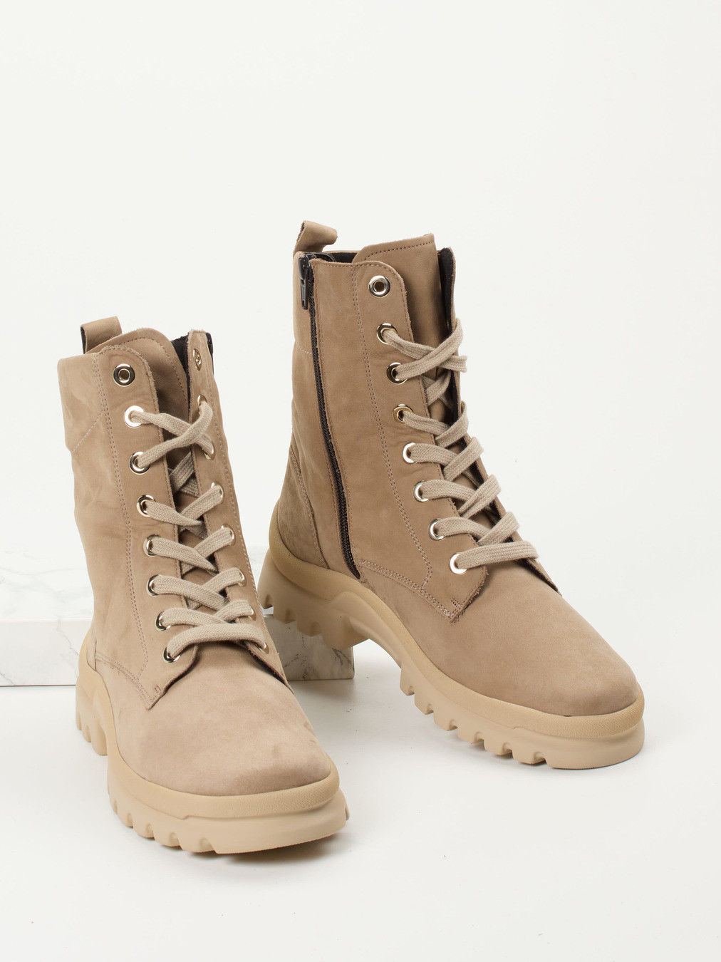 Schnürstiefelette beige 2751359000904