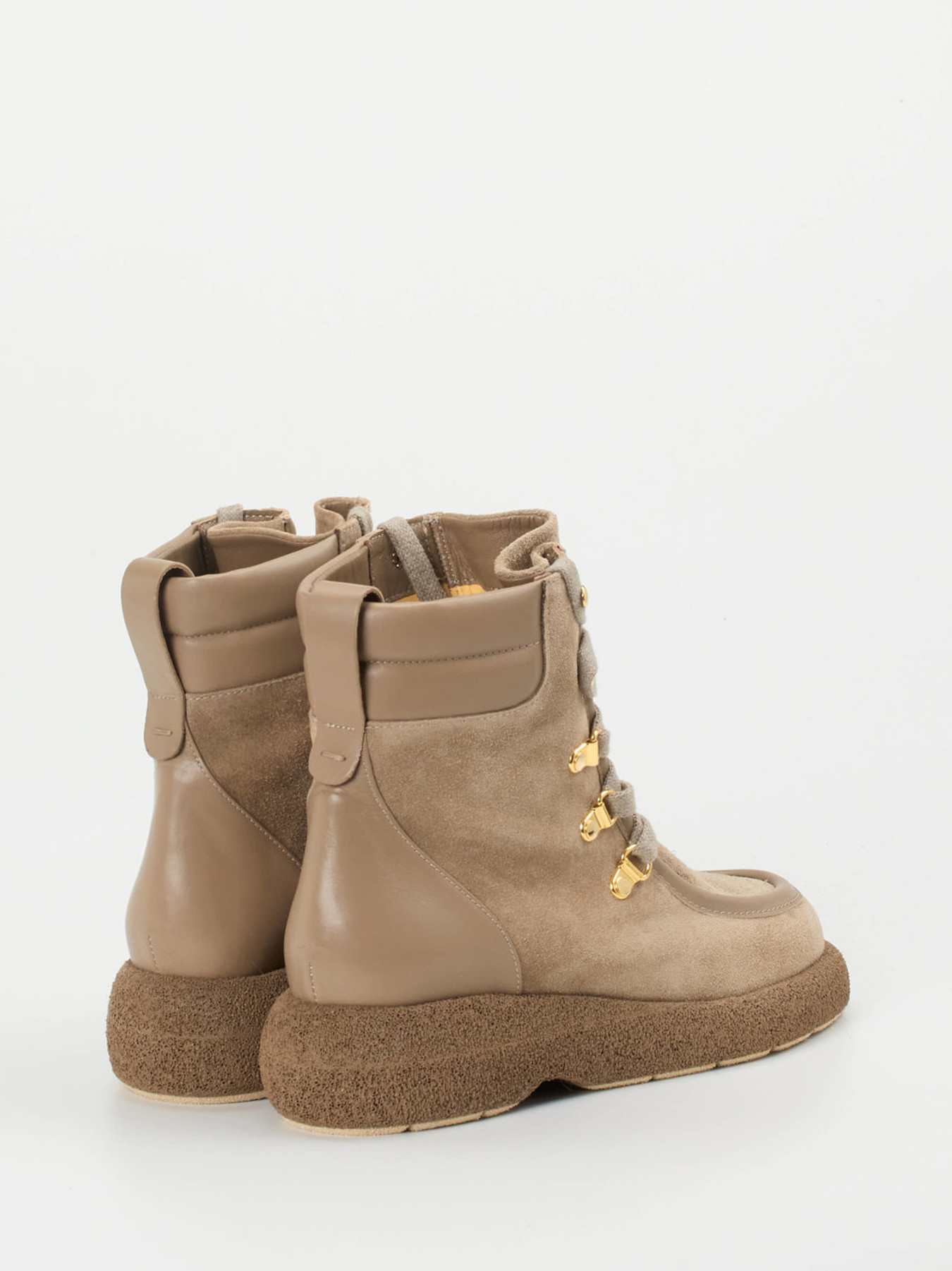 Schnürstiefelette braun 1725249000903