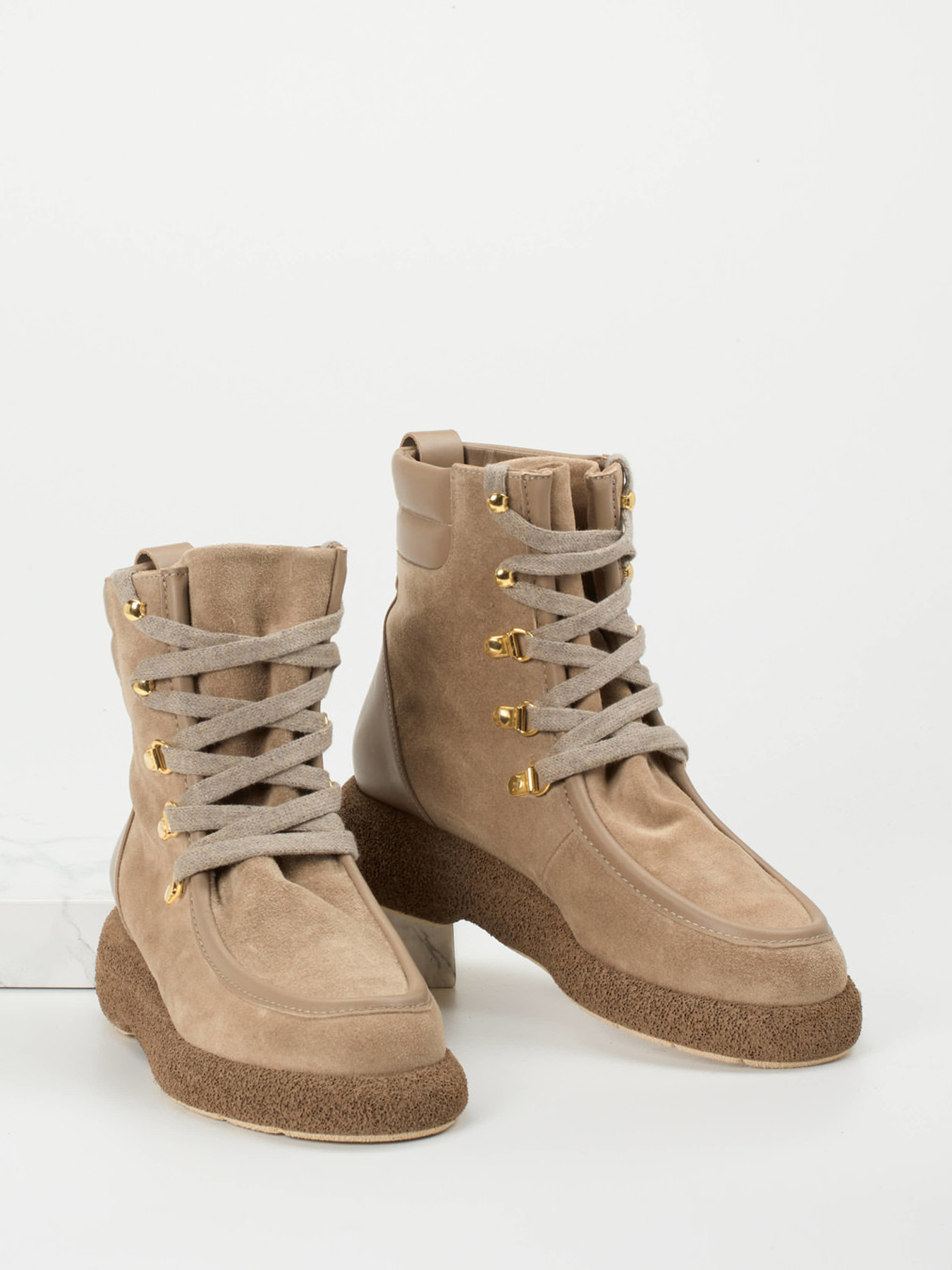 Schnürstiefelette braun 1725249000904