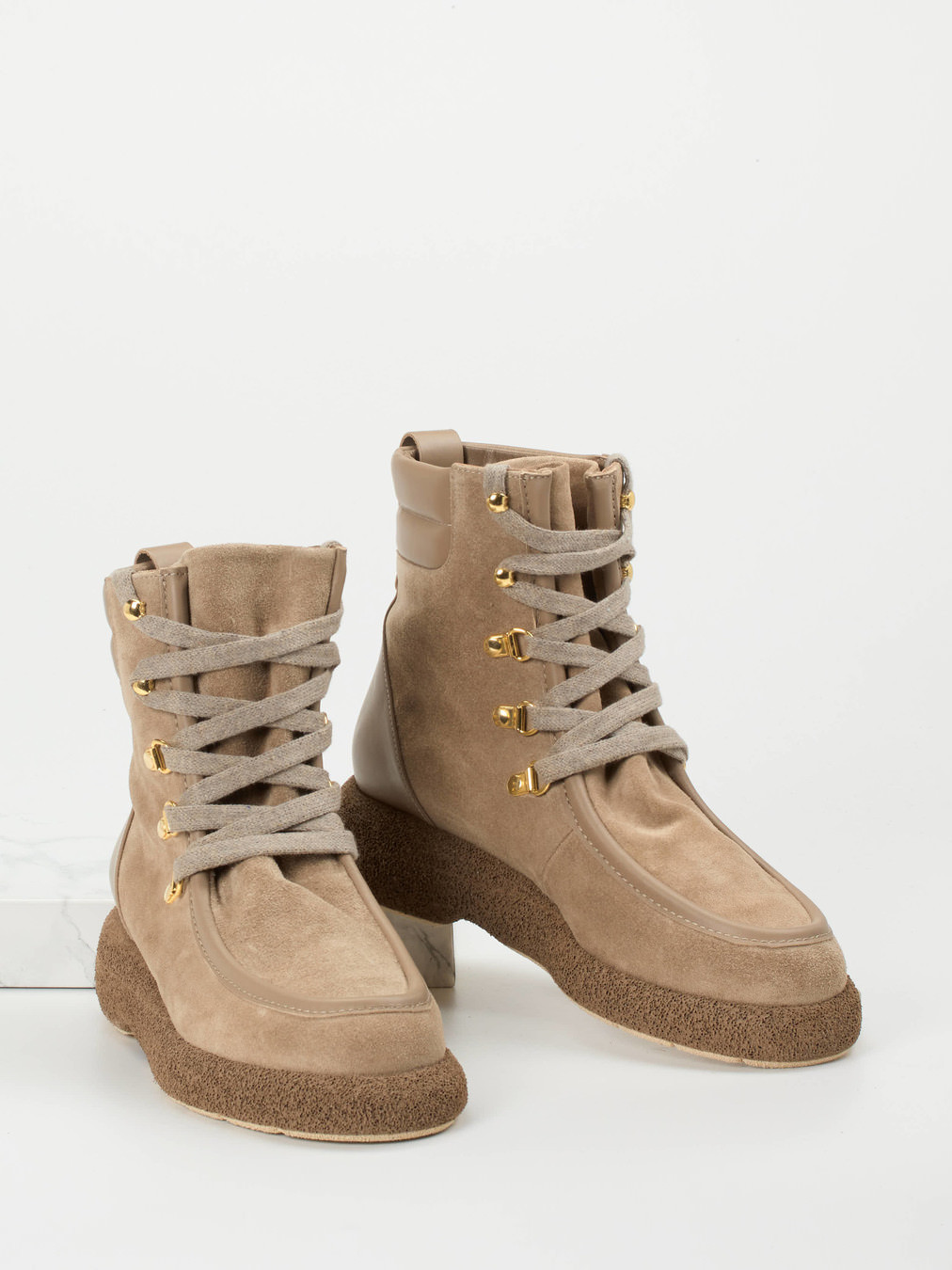 Schnürstiefelette braun 1725249000904