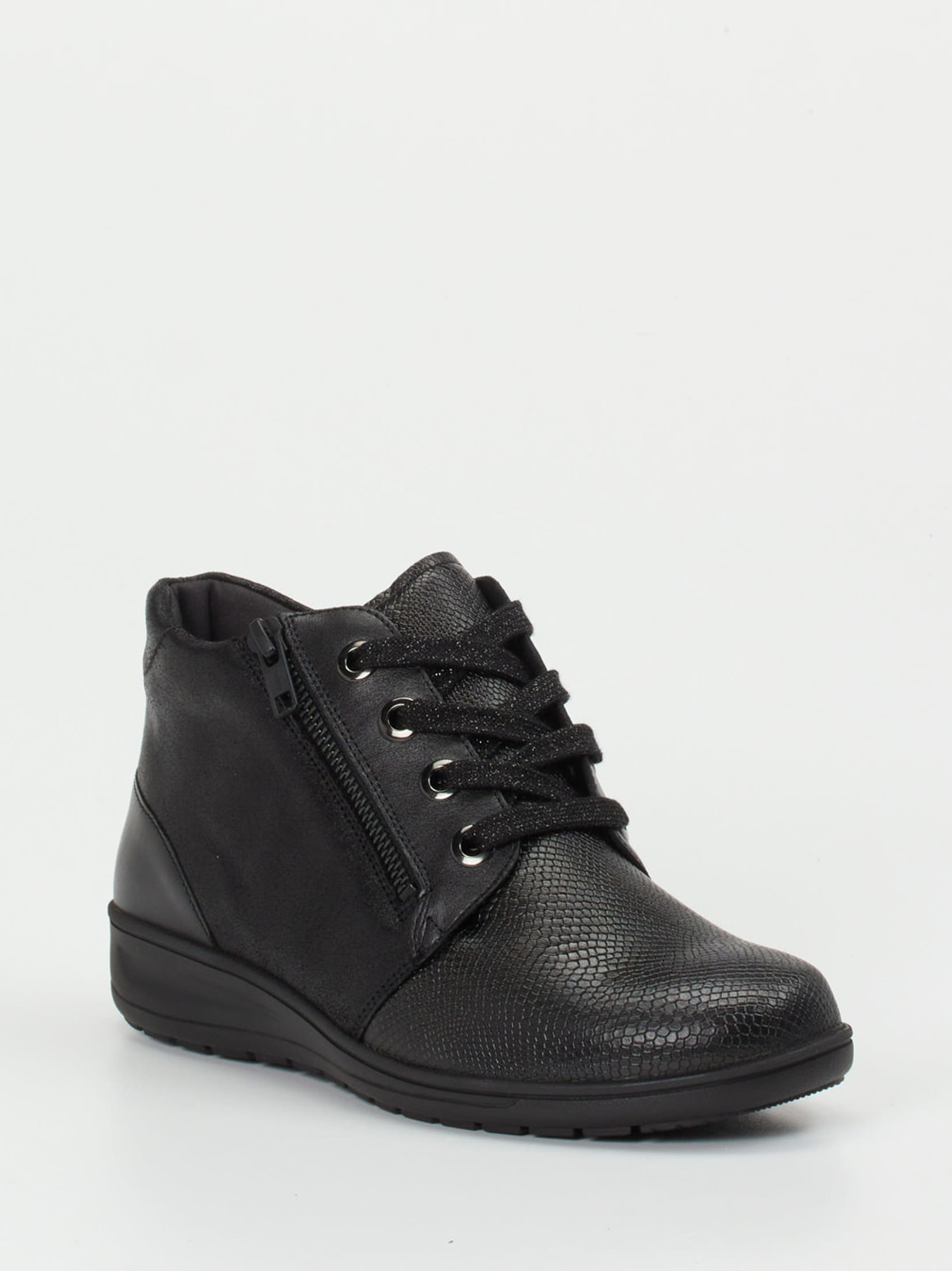 Schnürstiefelette schwarz 2796009000206