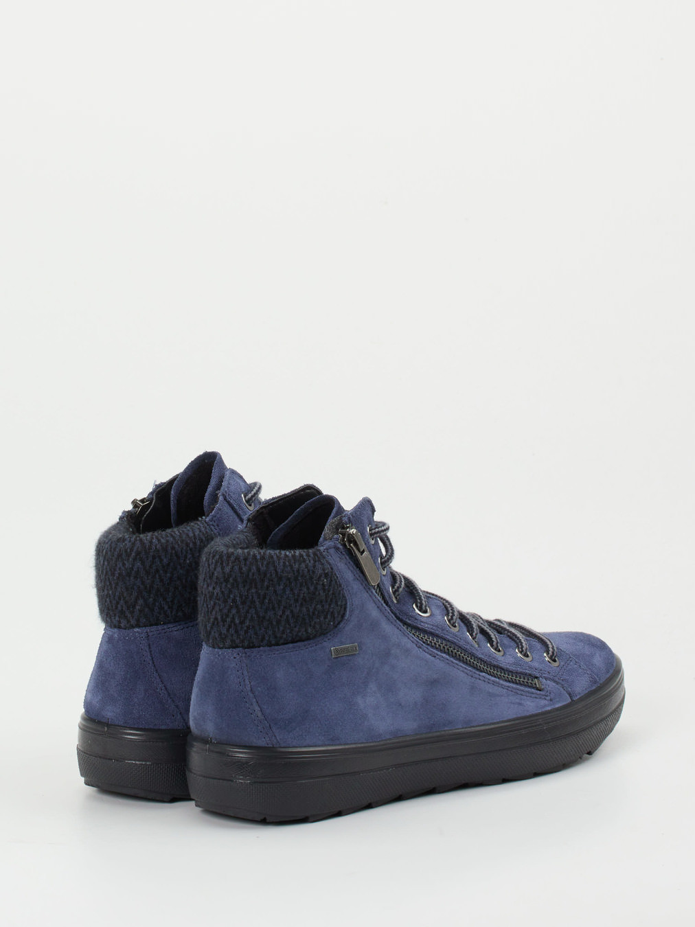 Schnürstiefelette blau 1801159000403