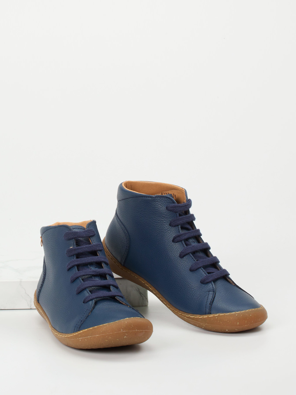 Schnürstiefelette blau 1701109005804