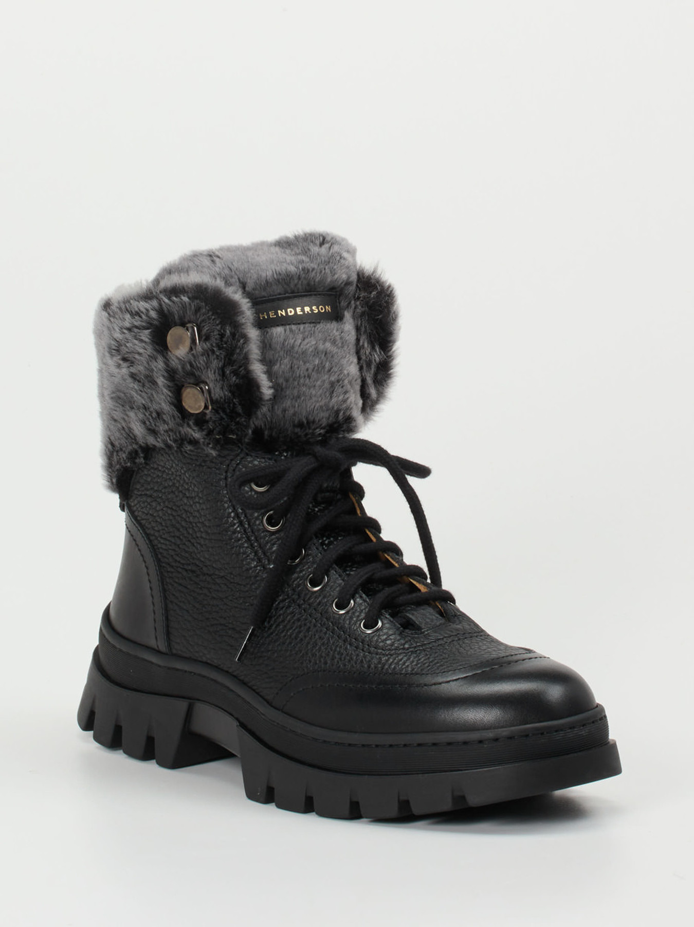 Schnürstiefelette schwarz 1725009008406