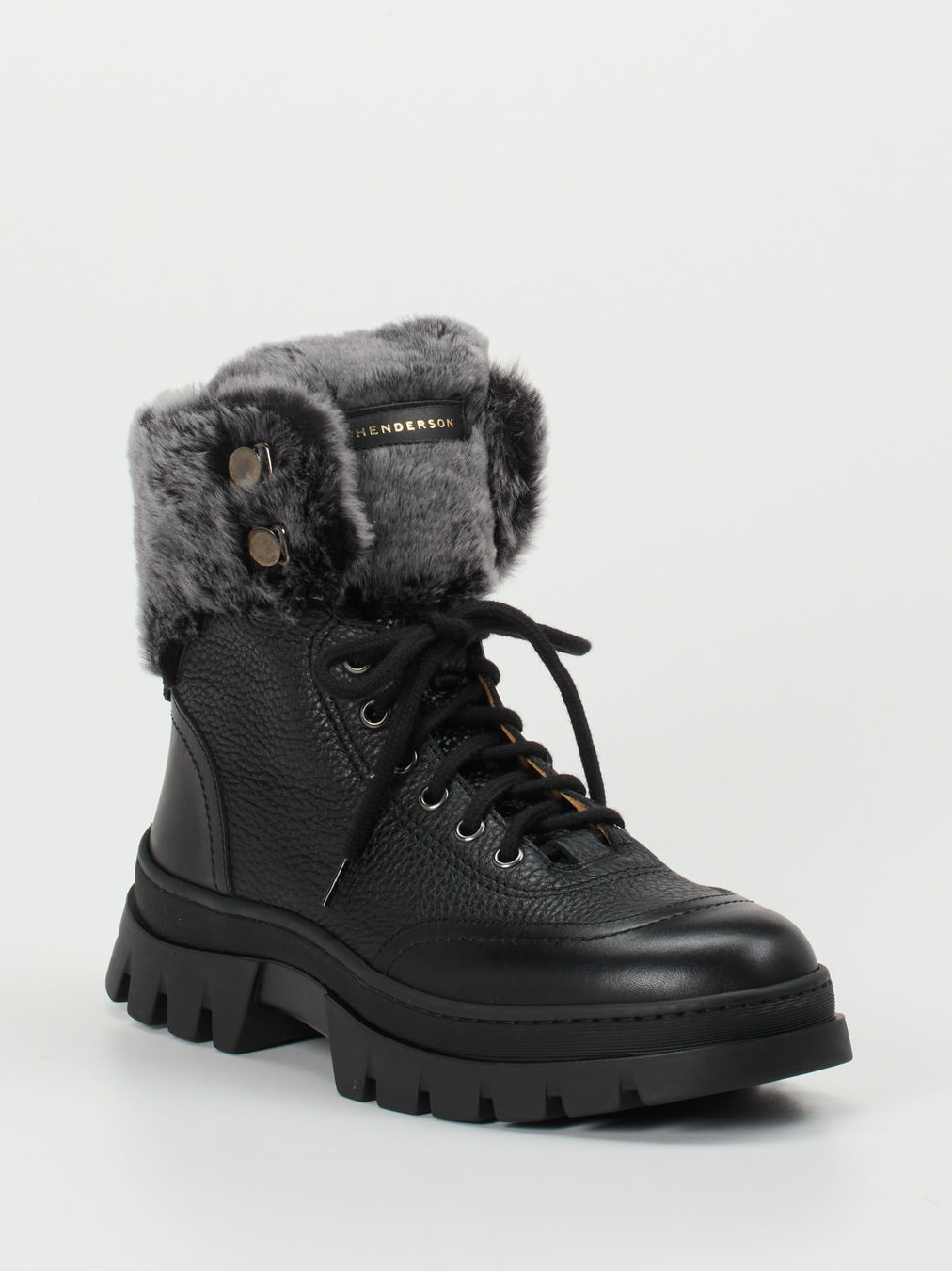 Schnürstiefelette schwarz 1725009008406