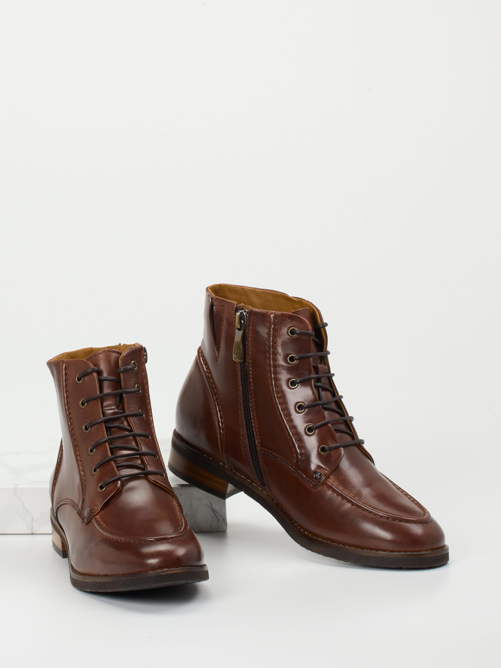 Schnürstiefelette braun 1703209001204