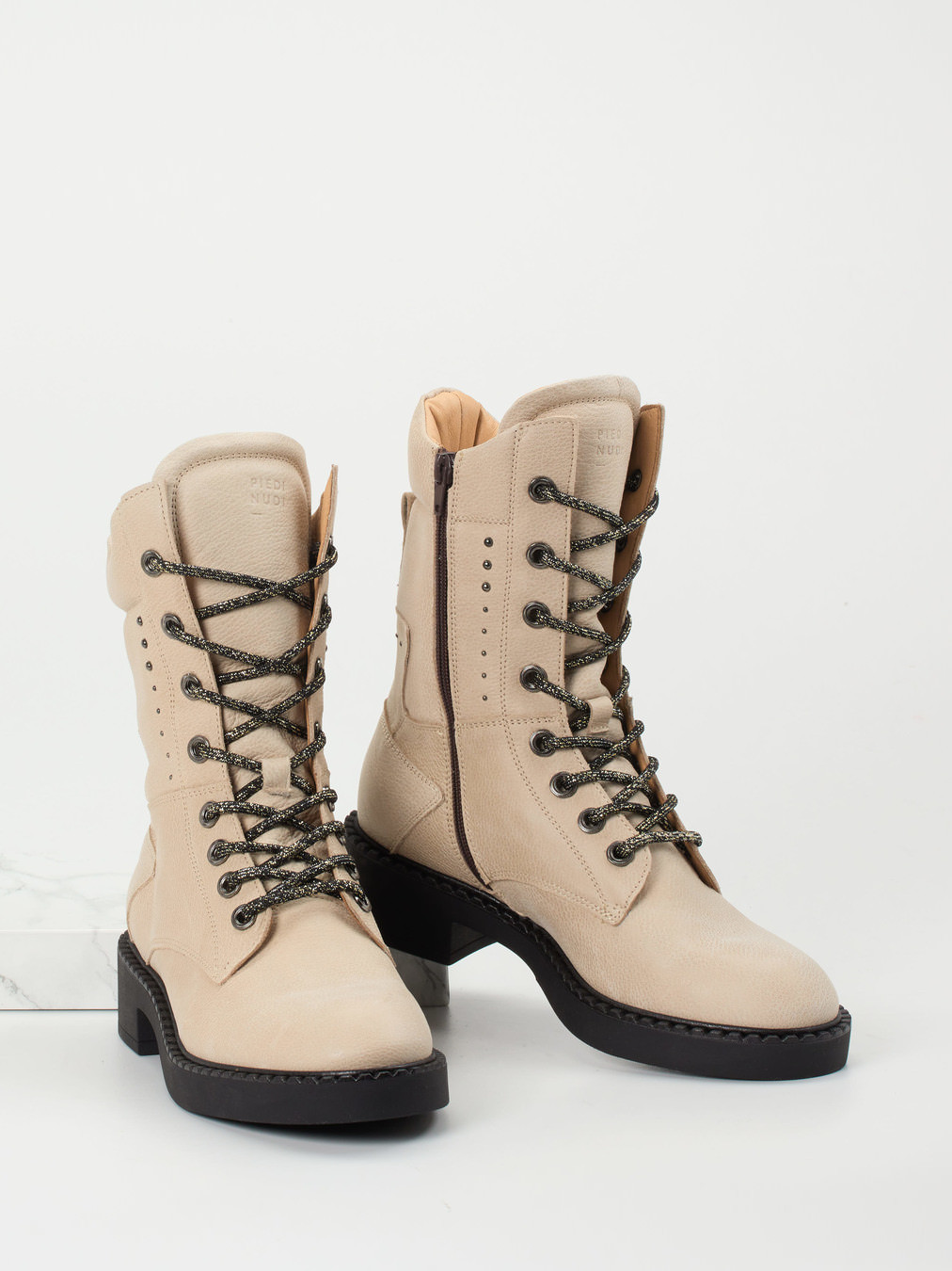 Schnürstiefelette beige 2751399000504