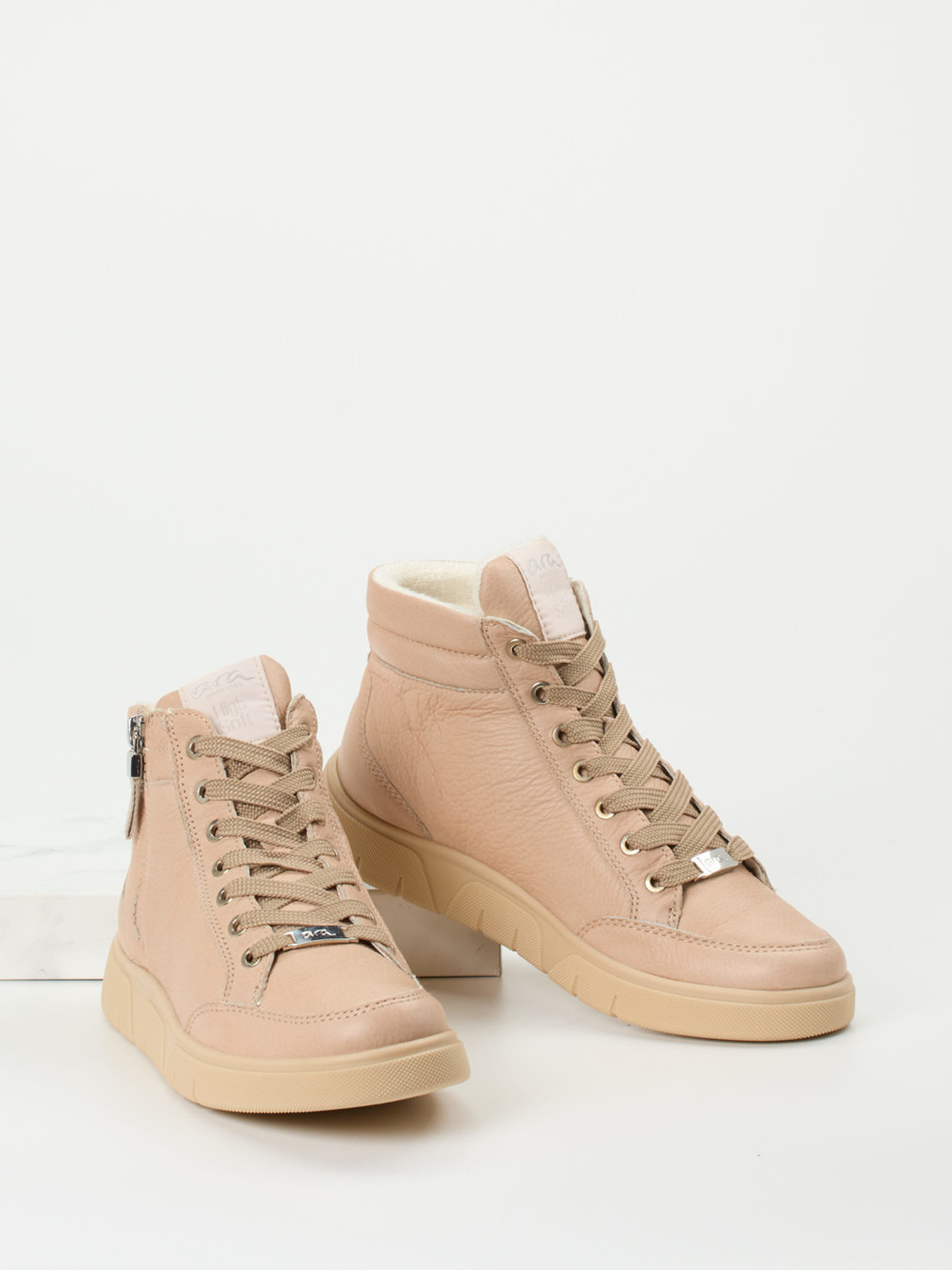 Schnürstiefelette beige 2751359001004