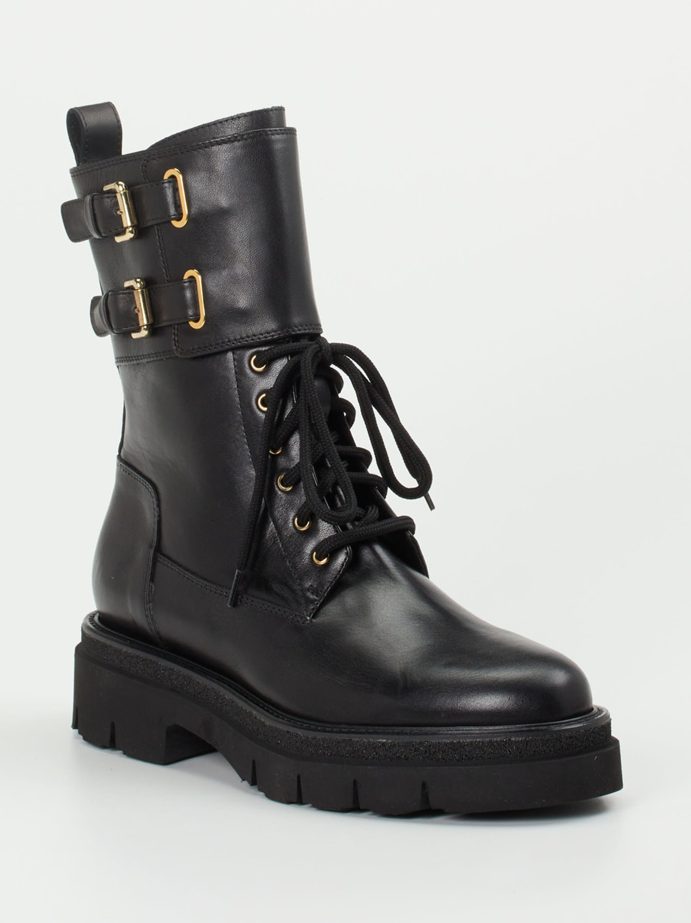 Schnürstiefelette schwarz 1743009002706