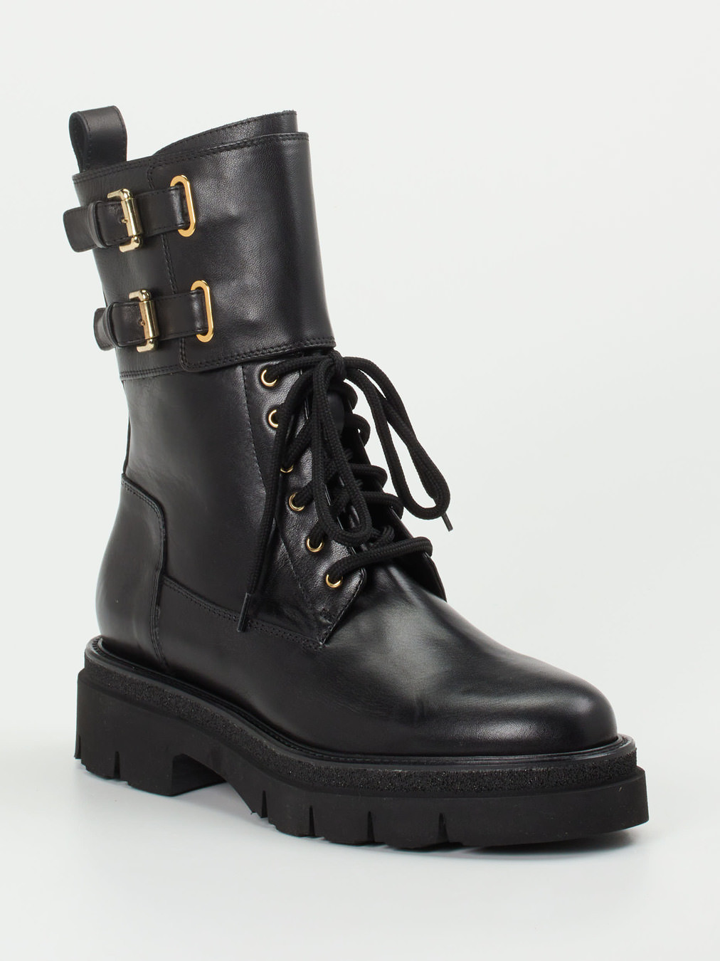 Schnürstiefelette schwarz 1743009002706