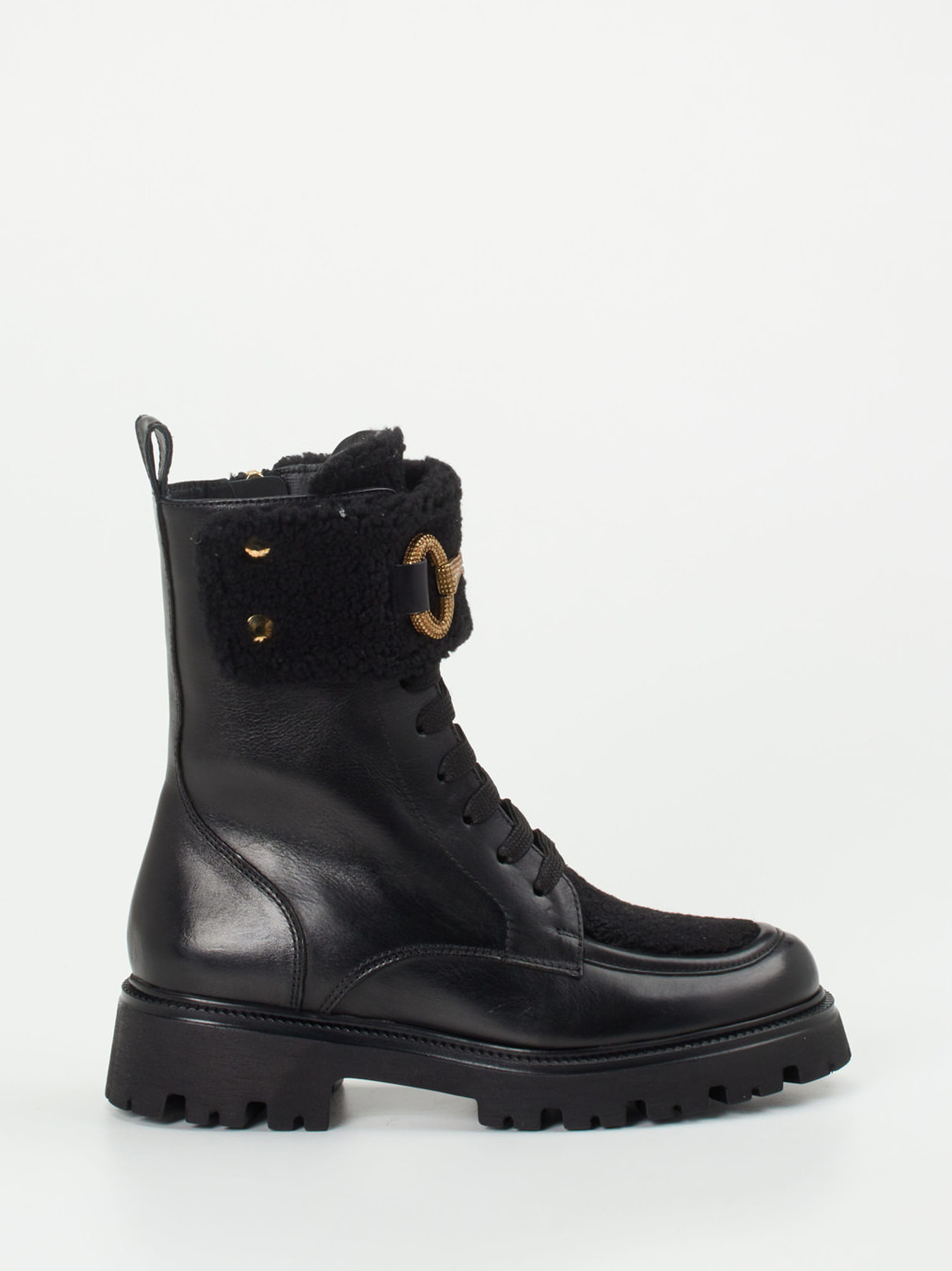 Schnürstiefelette schwarz 1723009015301