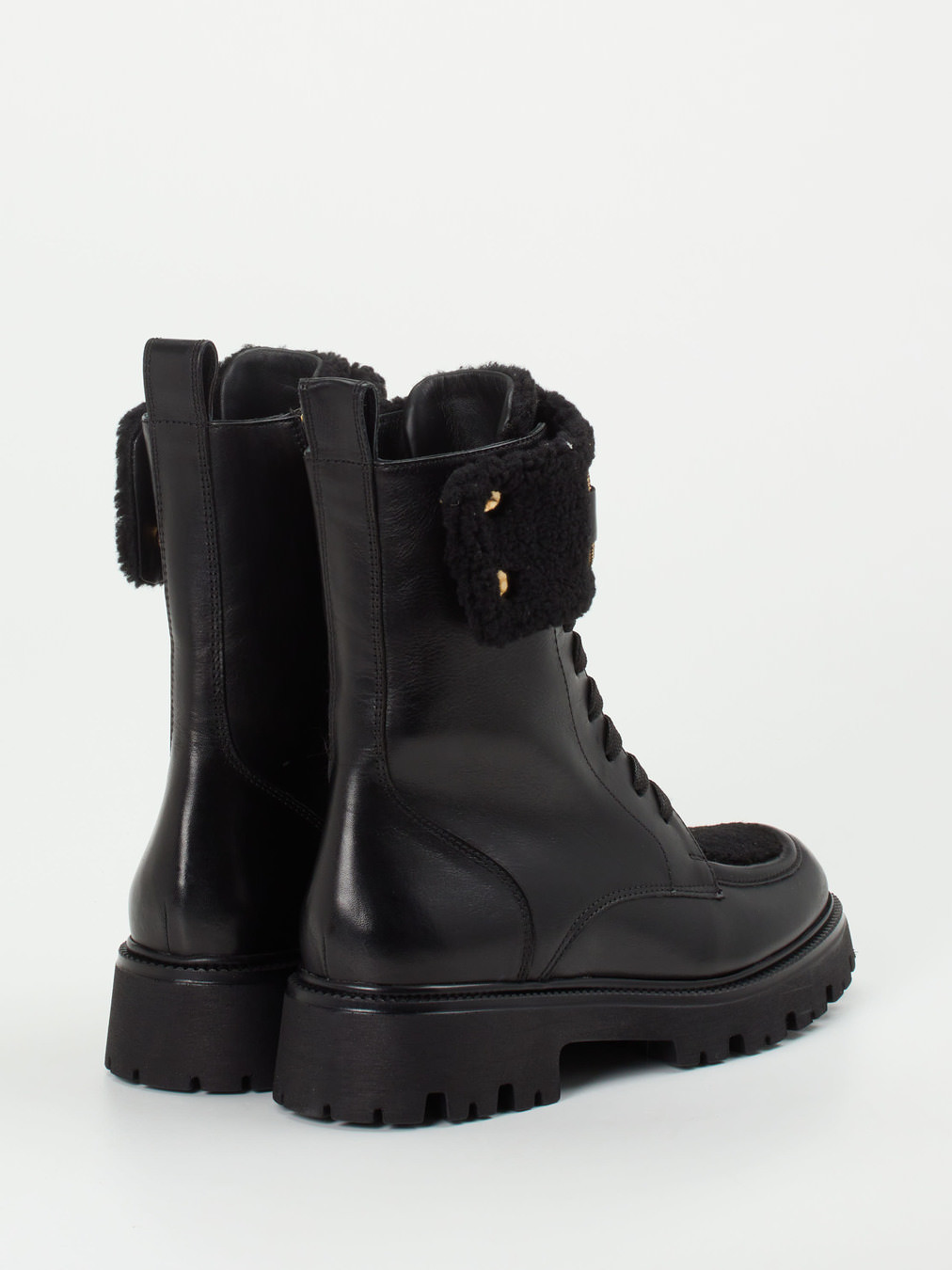 Schnürstiefelette schwarz 1723009015303