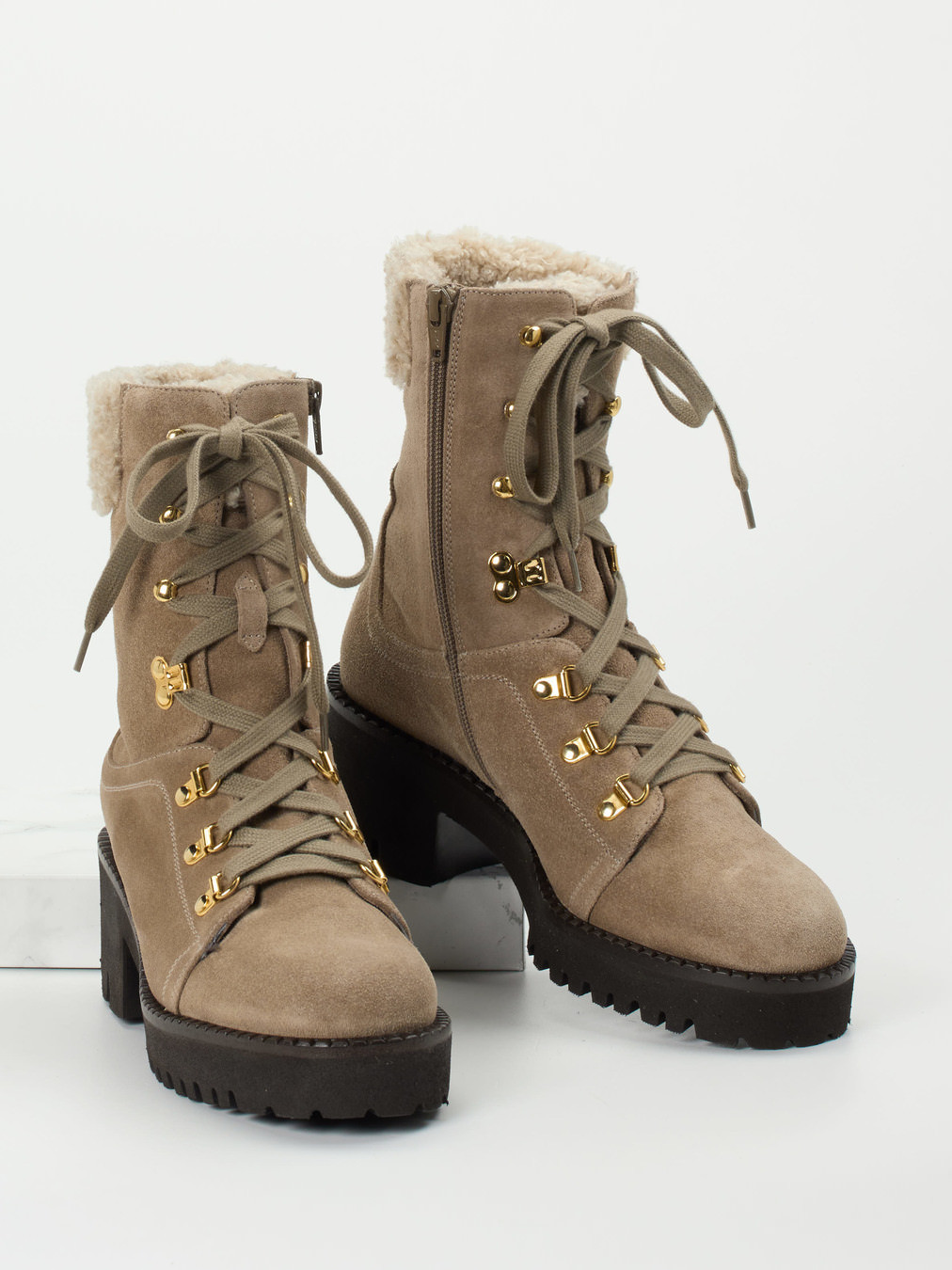 Schnürstiefelette braun 1829249000104