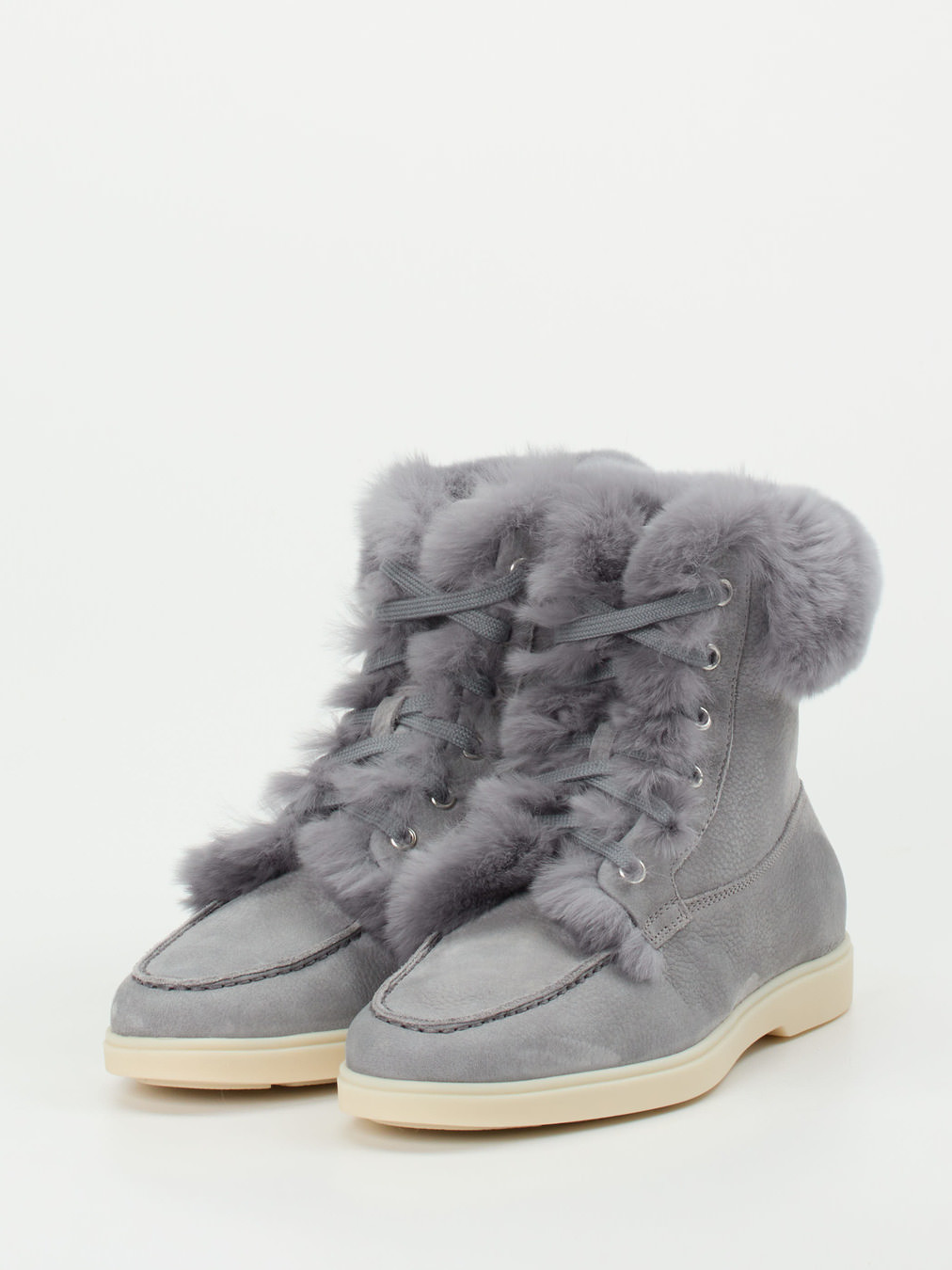 Schnürstiefelette grau 1821459000302