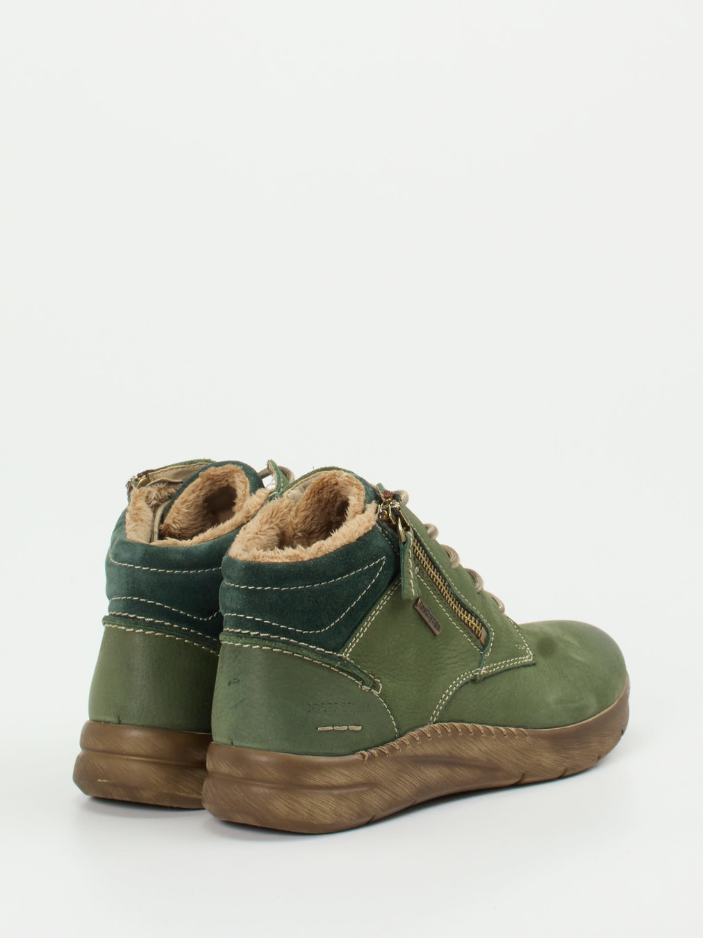 Schnürstiefelette grün 1701659000803