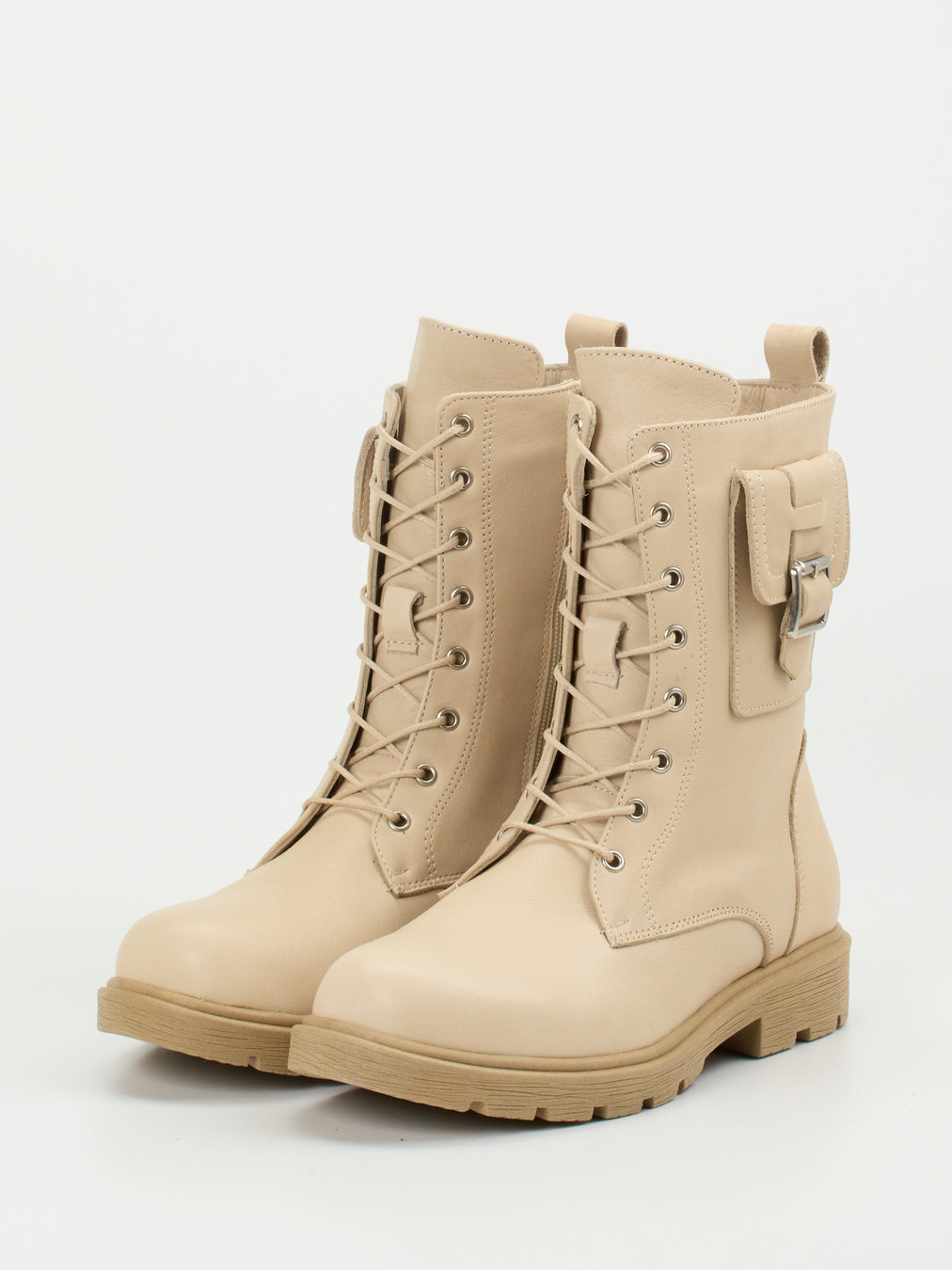 Schnürstiefelette beige 2751399000702