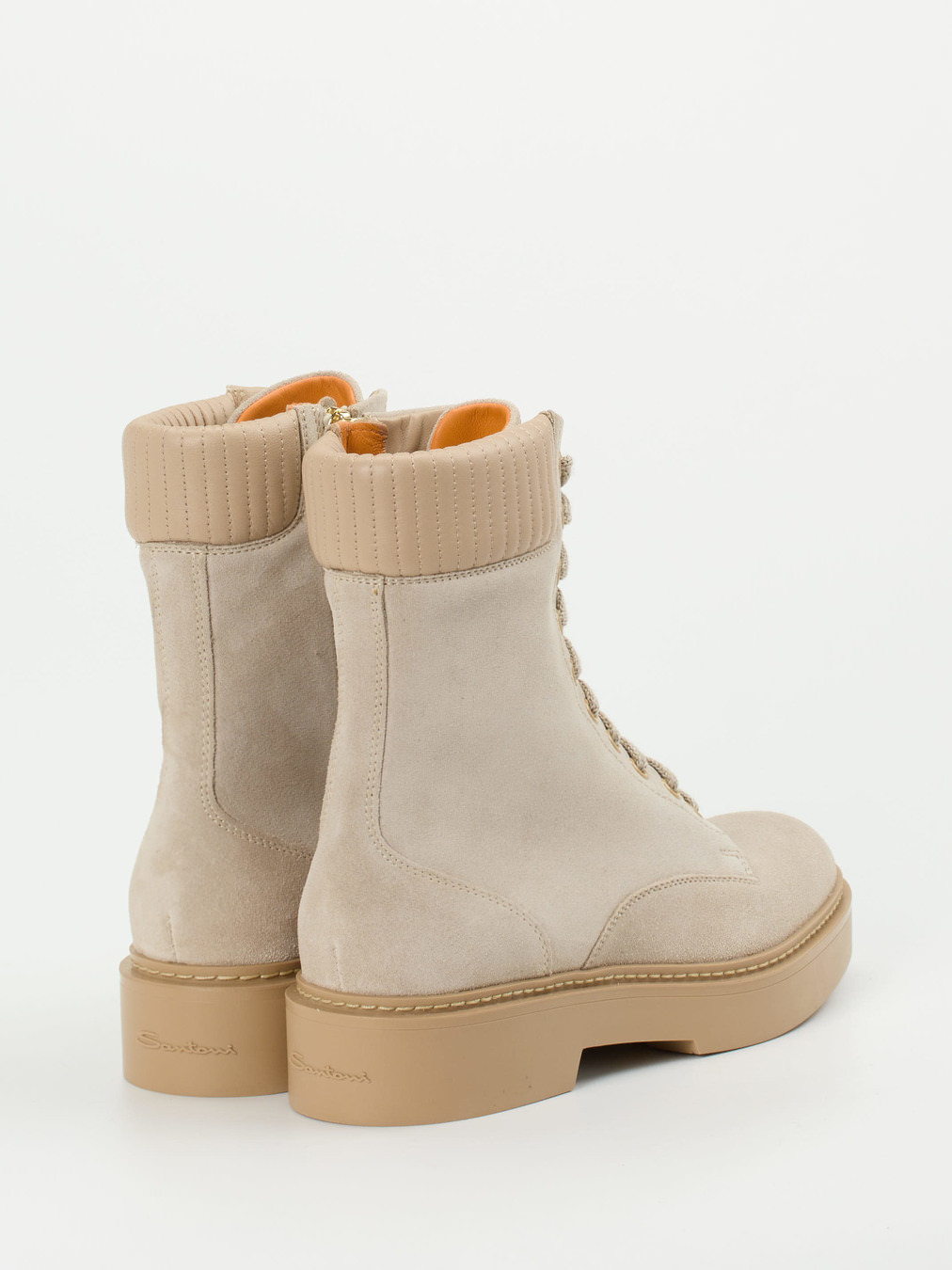 Schnürstiefelette beige 1723359000203