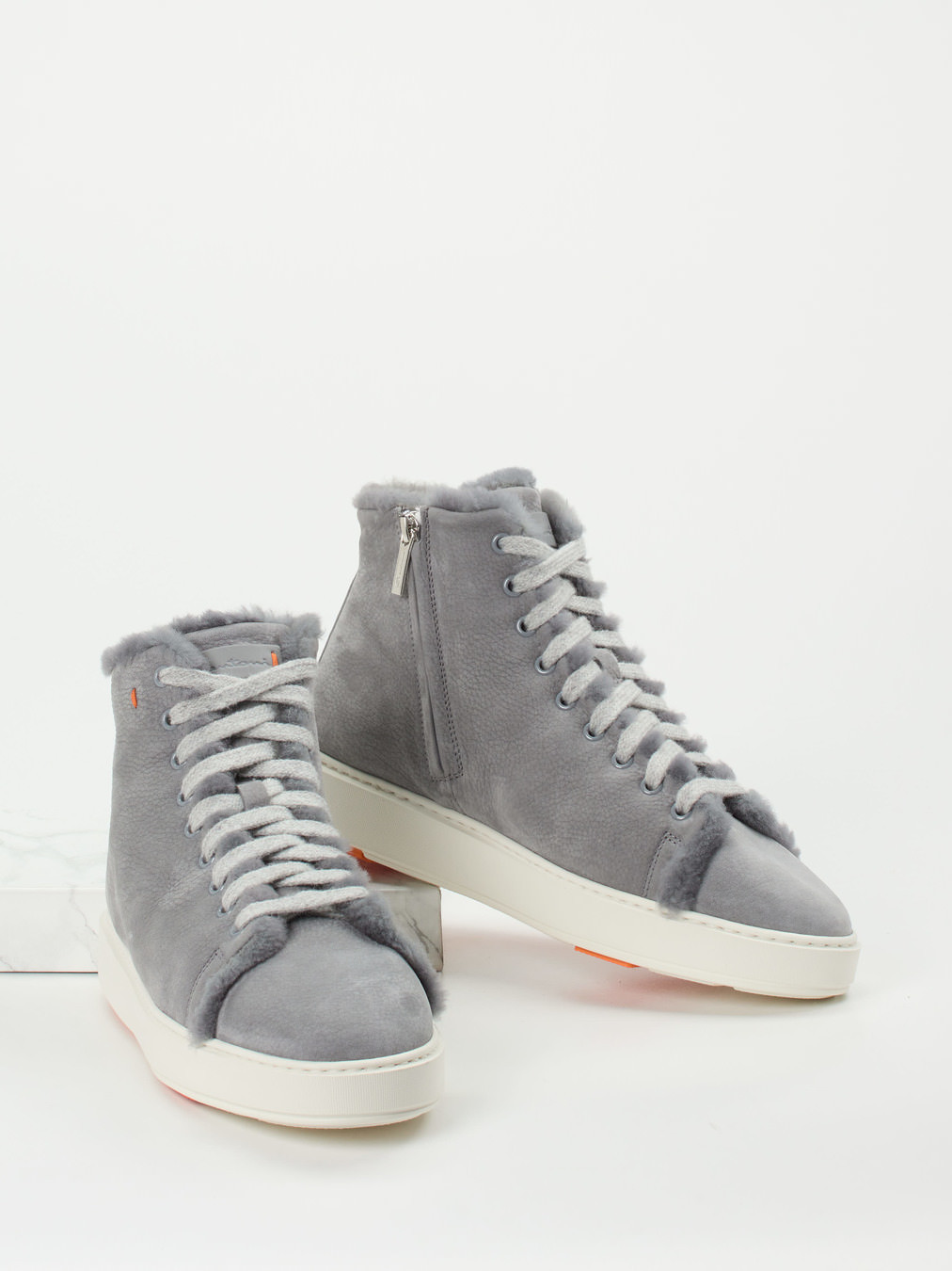 Schnürstiefelette grau 1803459000904