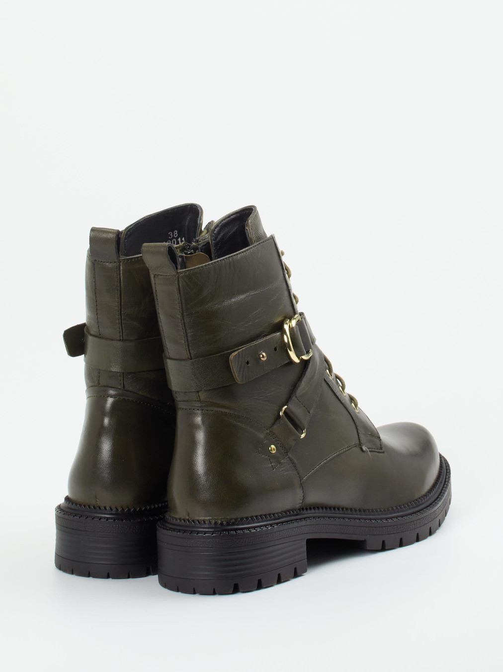 Schnürstiefelette grün 1723609000703