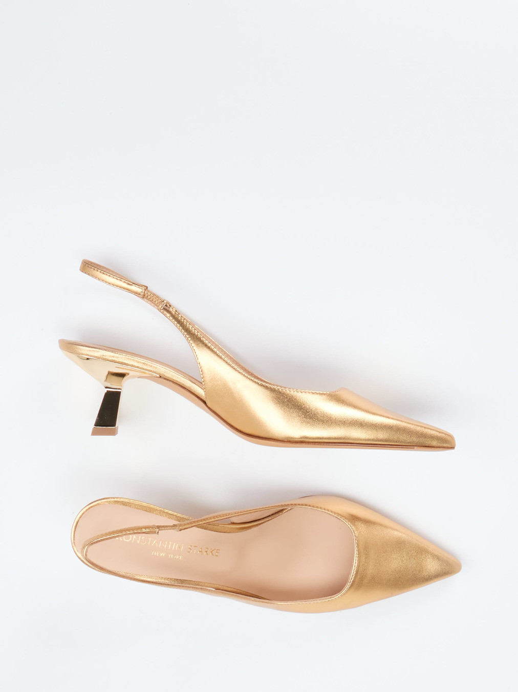 Slingpumps gold 1306889000604