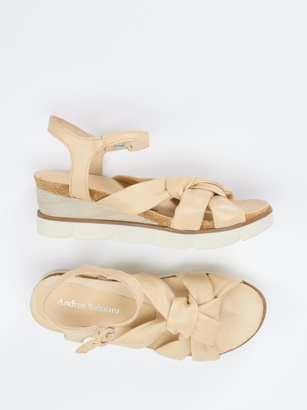 Keilsandalette beige 1235399000304