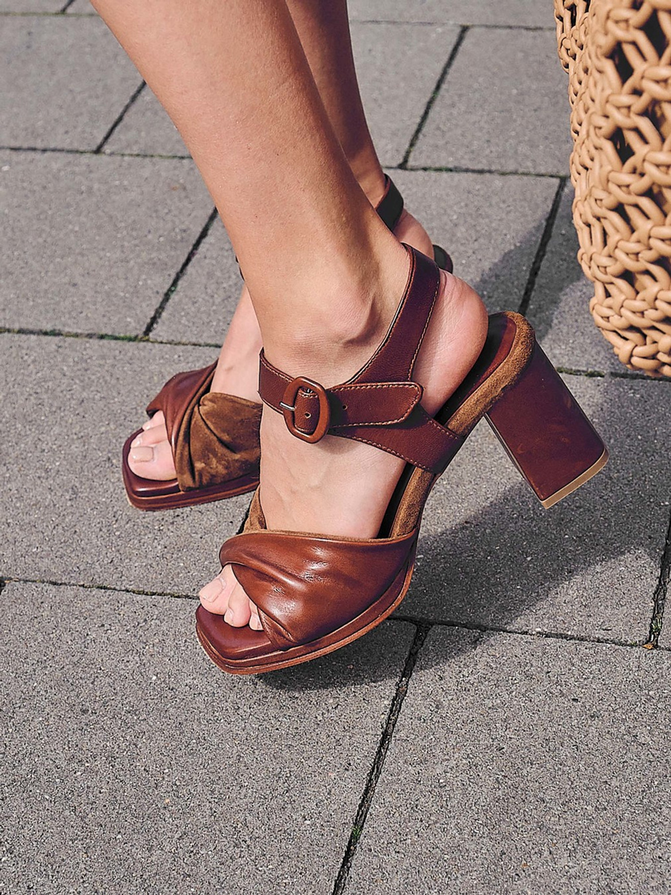 Plateau-Sandalette braun 1248289001402