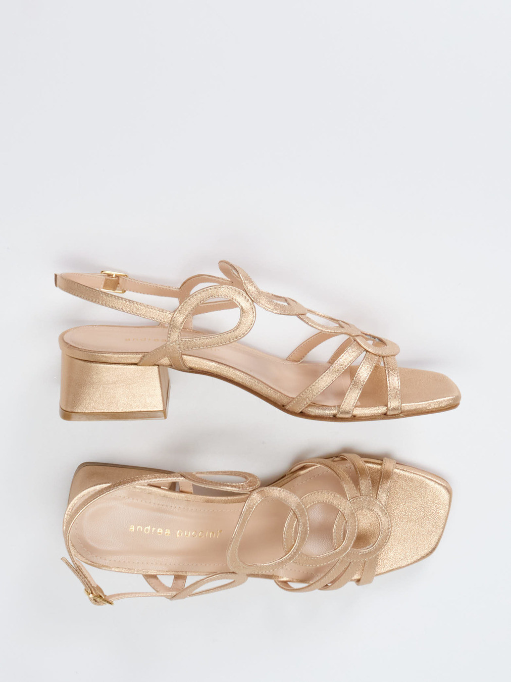 Sandalette gold 1223889000304