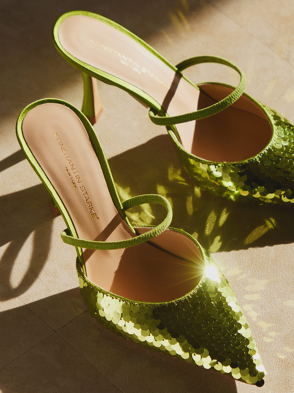 Slingpumps grün 1308659000102