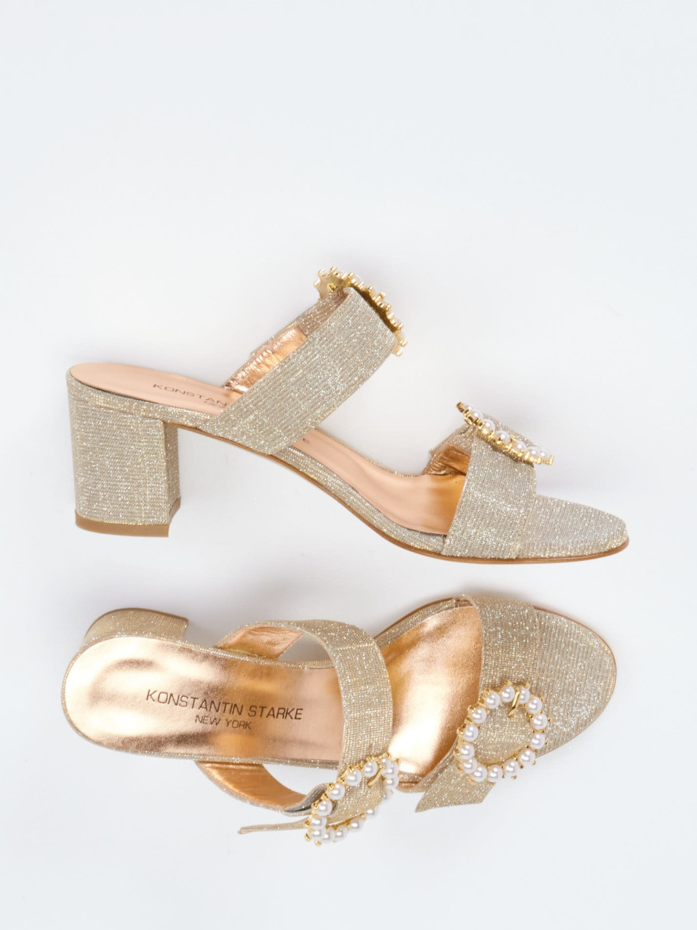 Pantolette gold 1126889000304