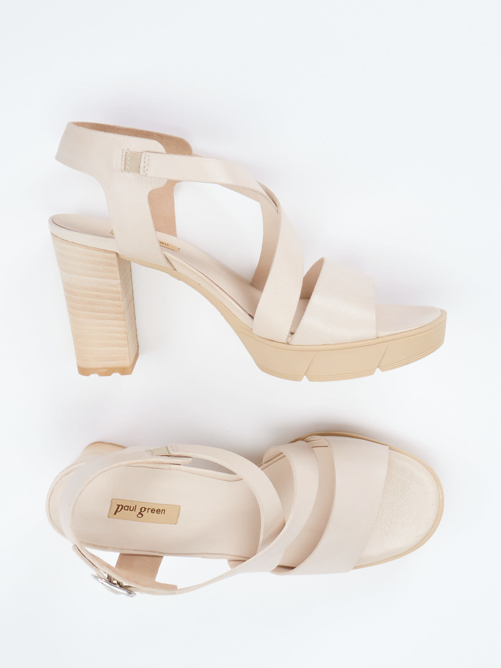 Plateau-Sandalette beige 1249399000404