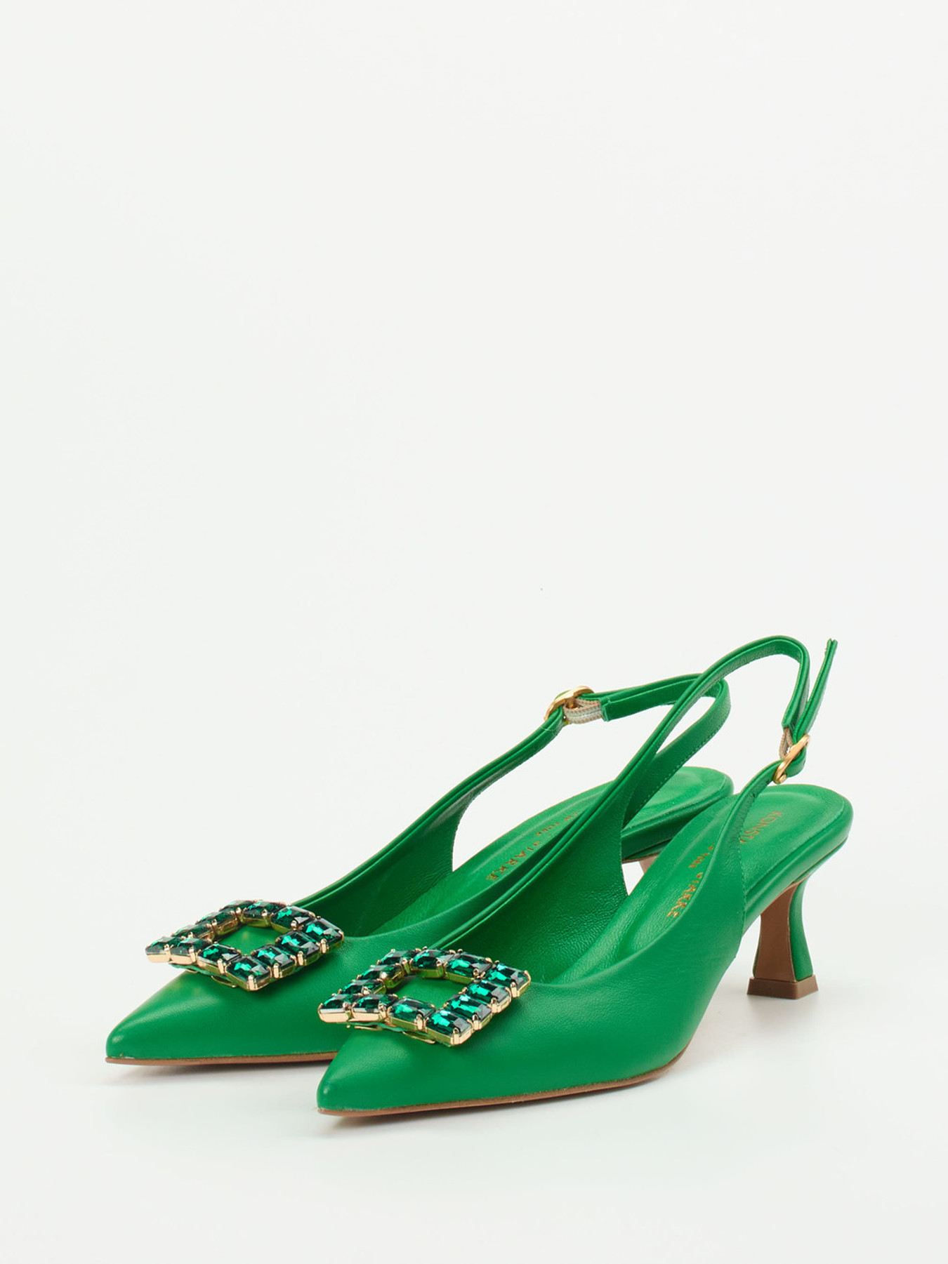 Slingpumps grün 1306659000302